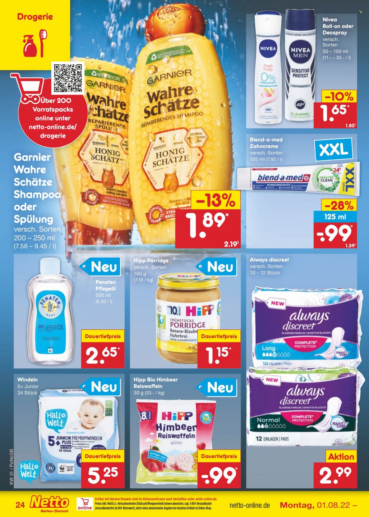 Netto Marken-Discount Prospekte  - 1.08.2022 - 6.08.2022. Seite 24