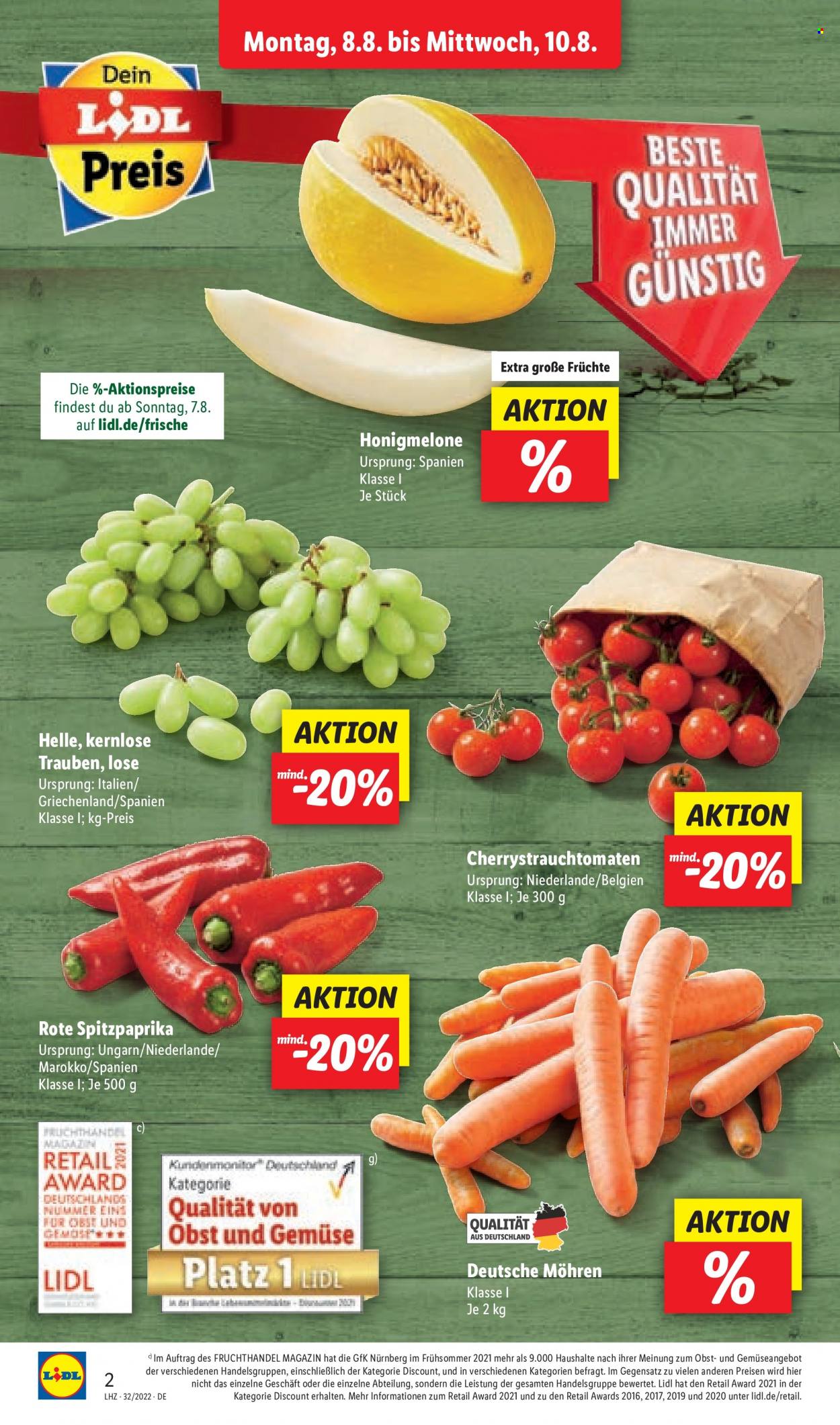Lidl Prospekte  - 8.08.2022 - 13.08.2022. Seite 2