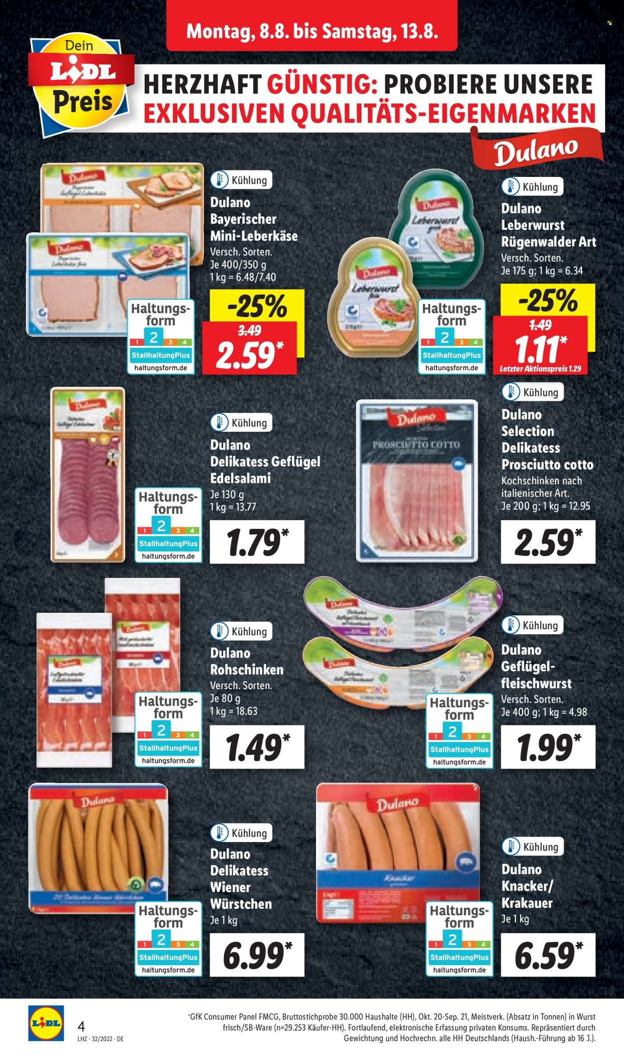 Lidl Prospekte  - 8.08.2022 - 13.08.2022. Seite 4