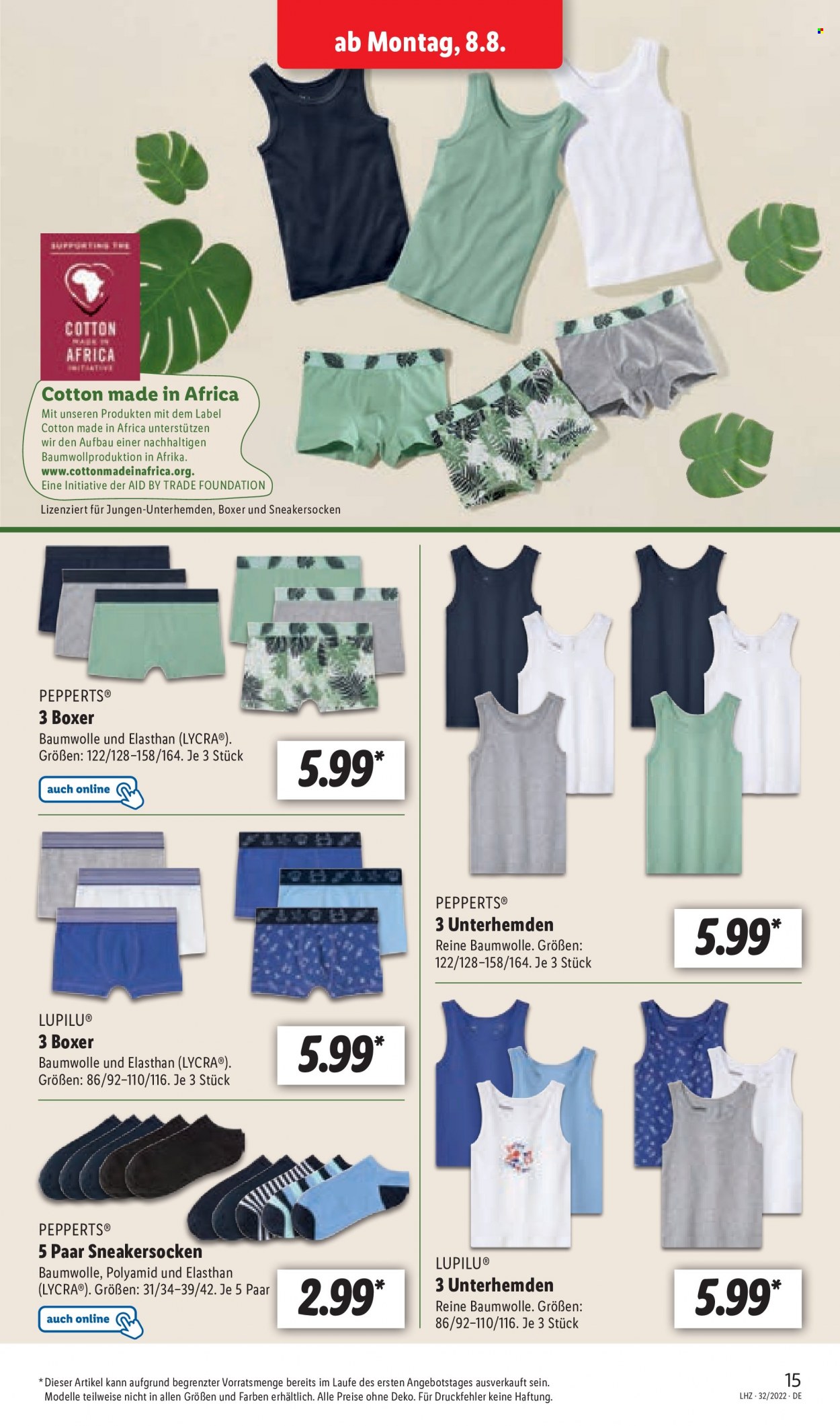 Lidl Prospekte  - 8.08.2022 - 13.08.2022. Seite 15