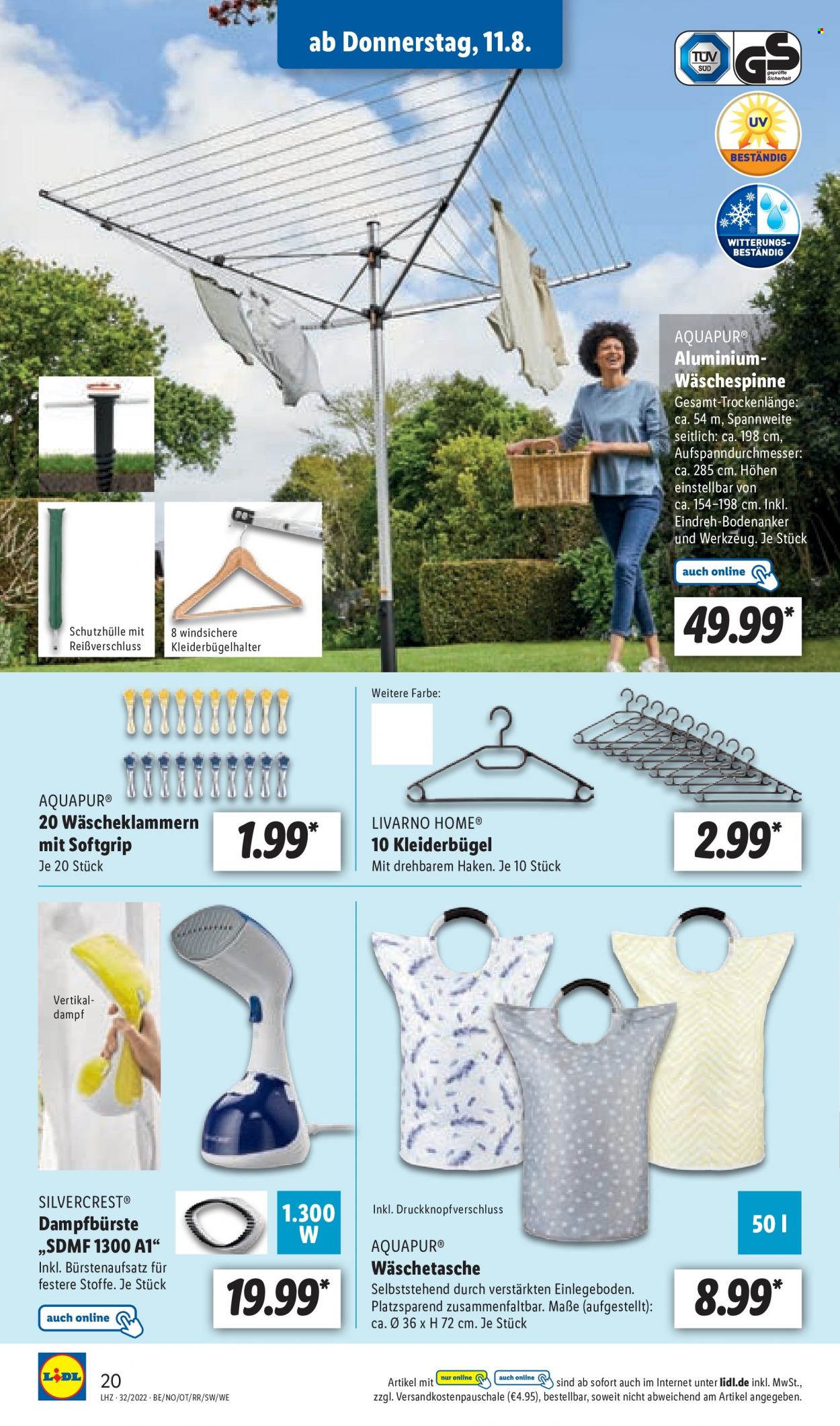 Lidl Prospekte  - 8.08.2022 - 13.08.2022. Seite 20