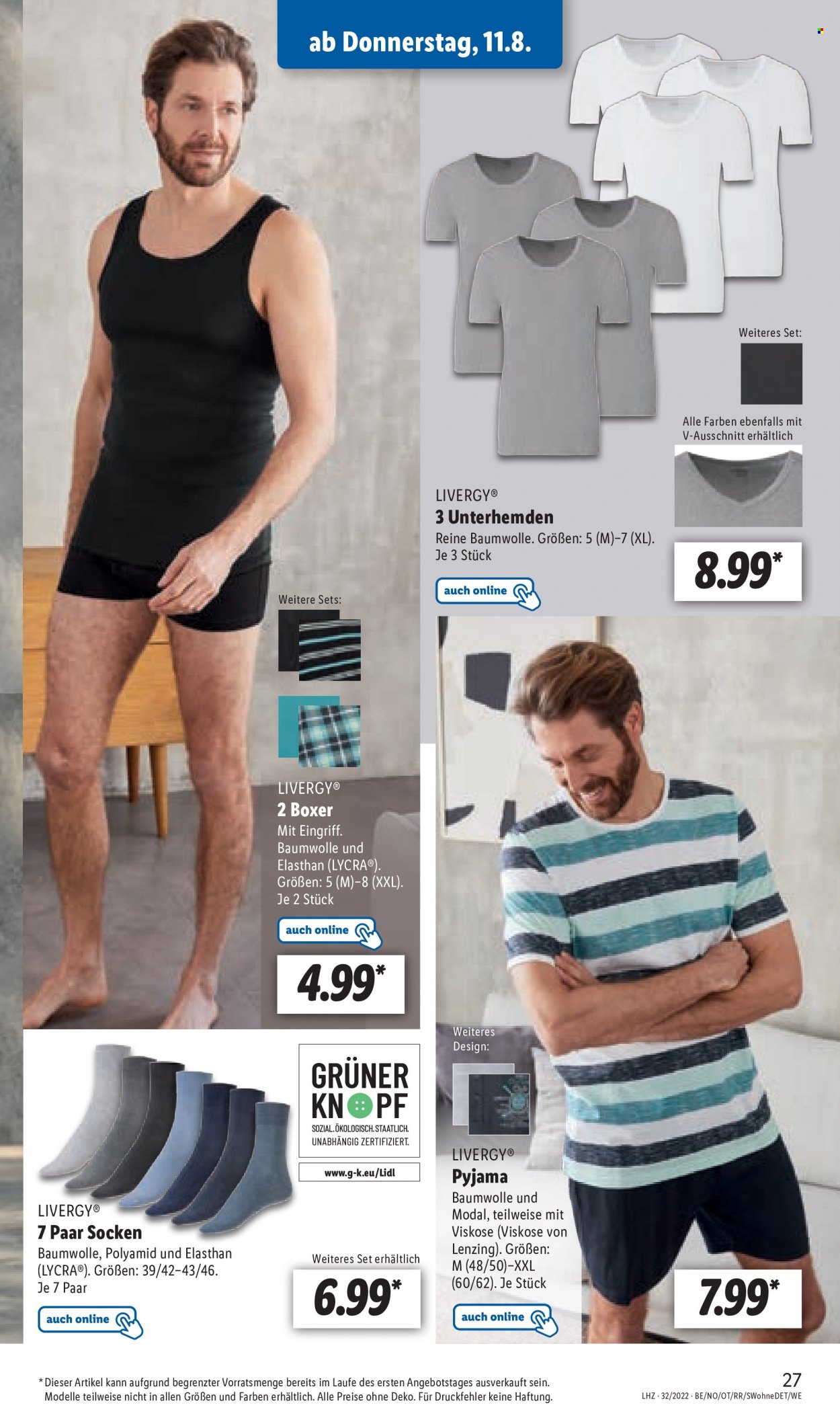 Lidl Prospekte  - 8.08.2022 - 13.08.2022. Seite 27