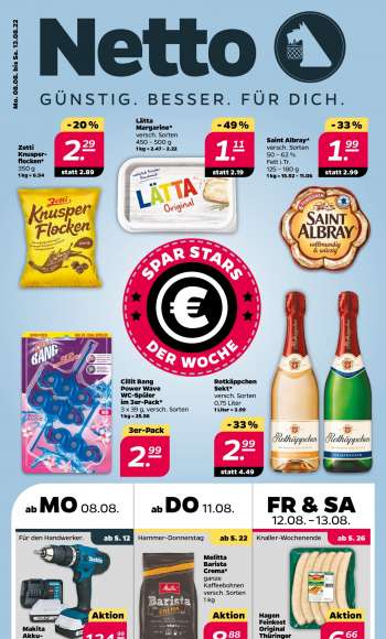 Prospekte Netto - 8.08.2022 - 13.08.2022.