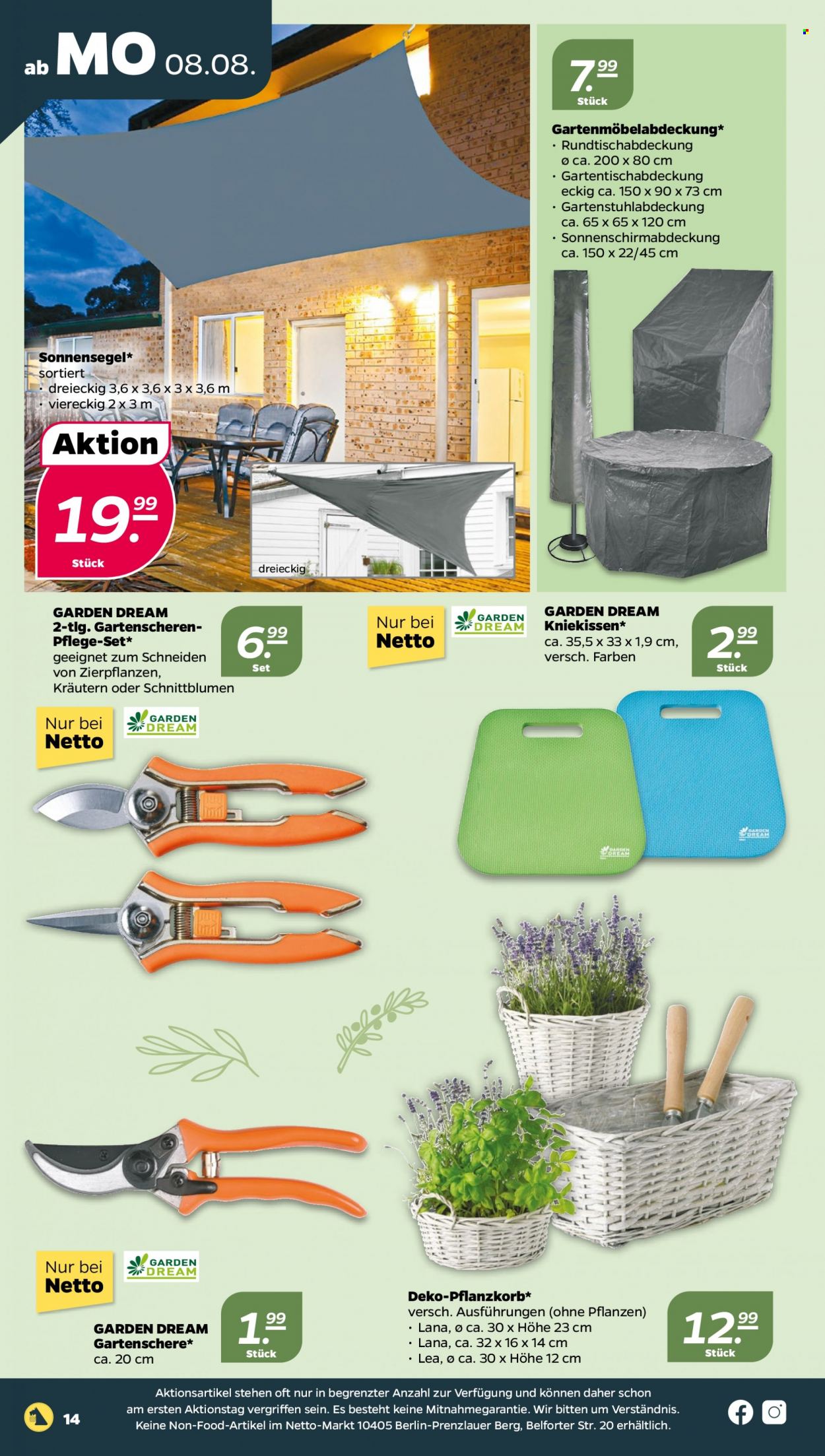 Netto Prospekte  - 8.08.2022 - 13.08.2022. Seite 14