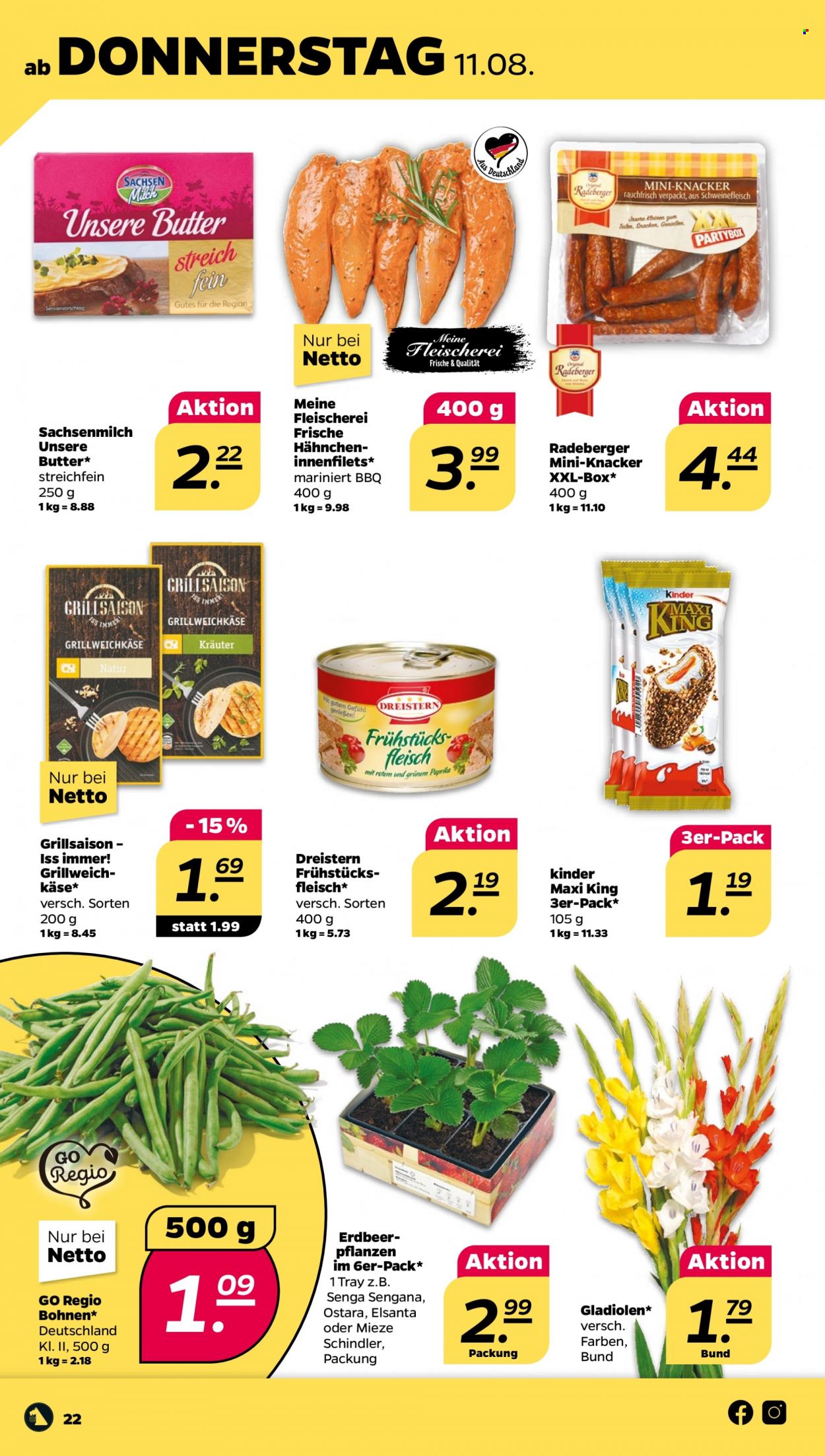 Netto Prospekte  - 8.08.2022 - 13.08.2022. Seite 22