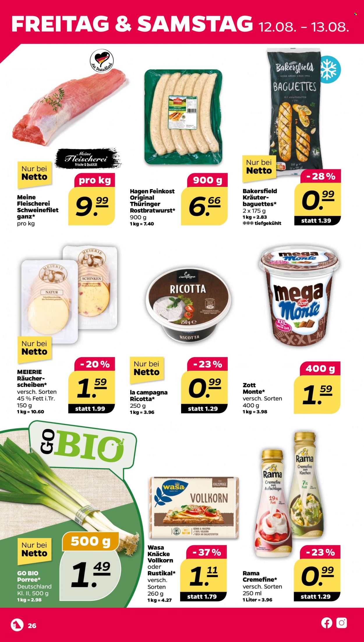 Netto Prospekte  - 8.08.2022 - 13.08.2022. Seite 26