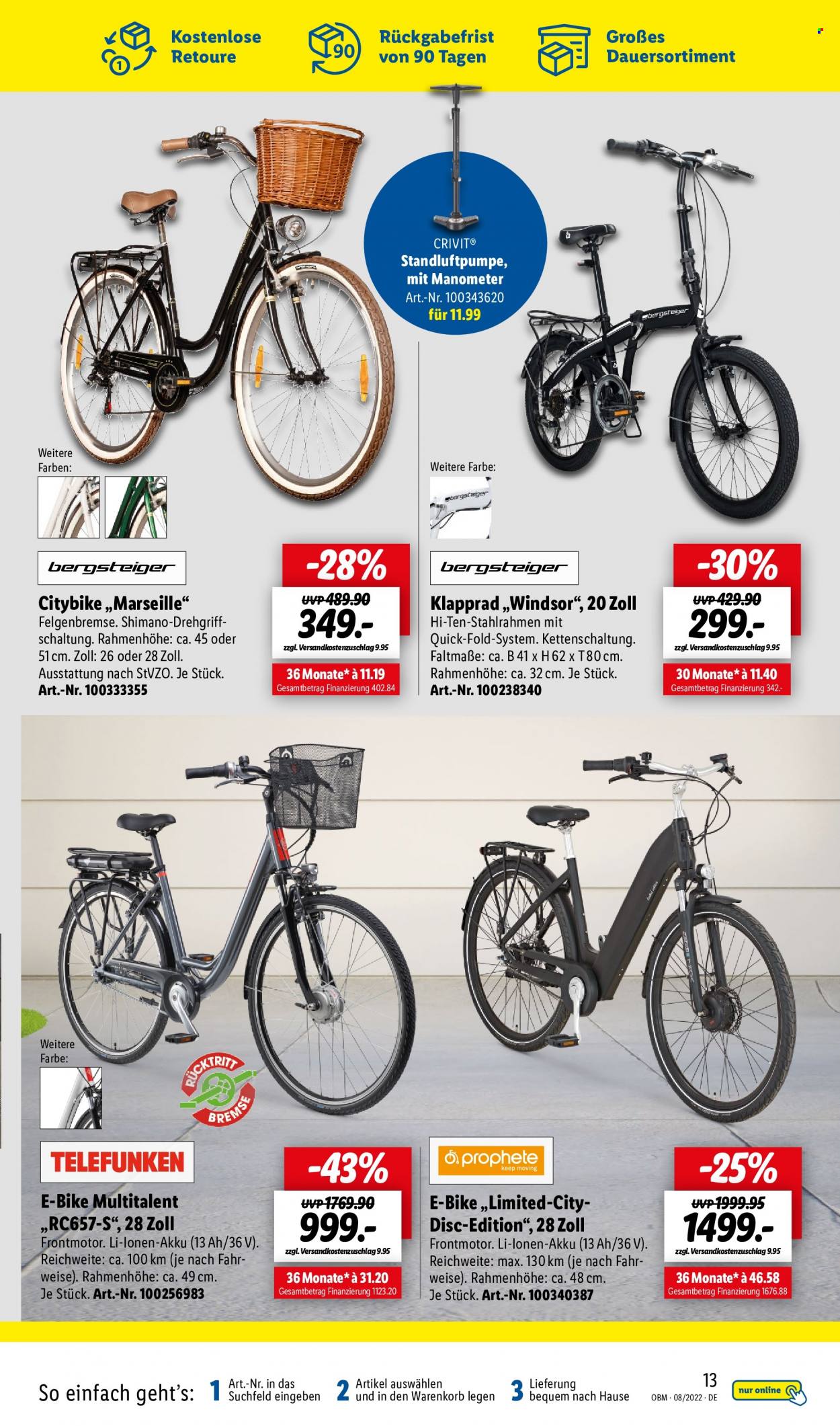 Lidl Prospekte  - 1.08.2022 - 31.08.2022. Seite 13