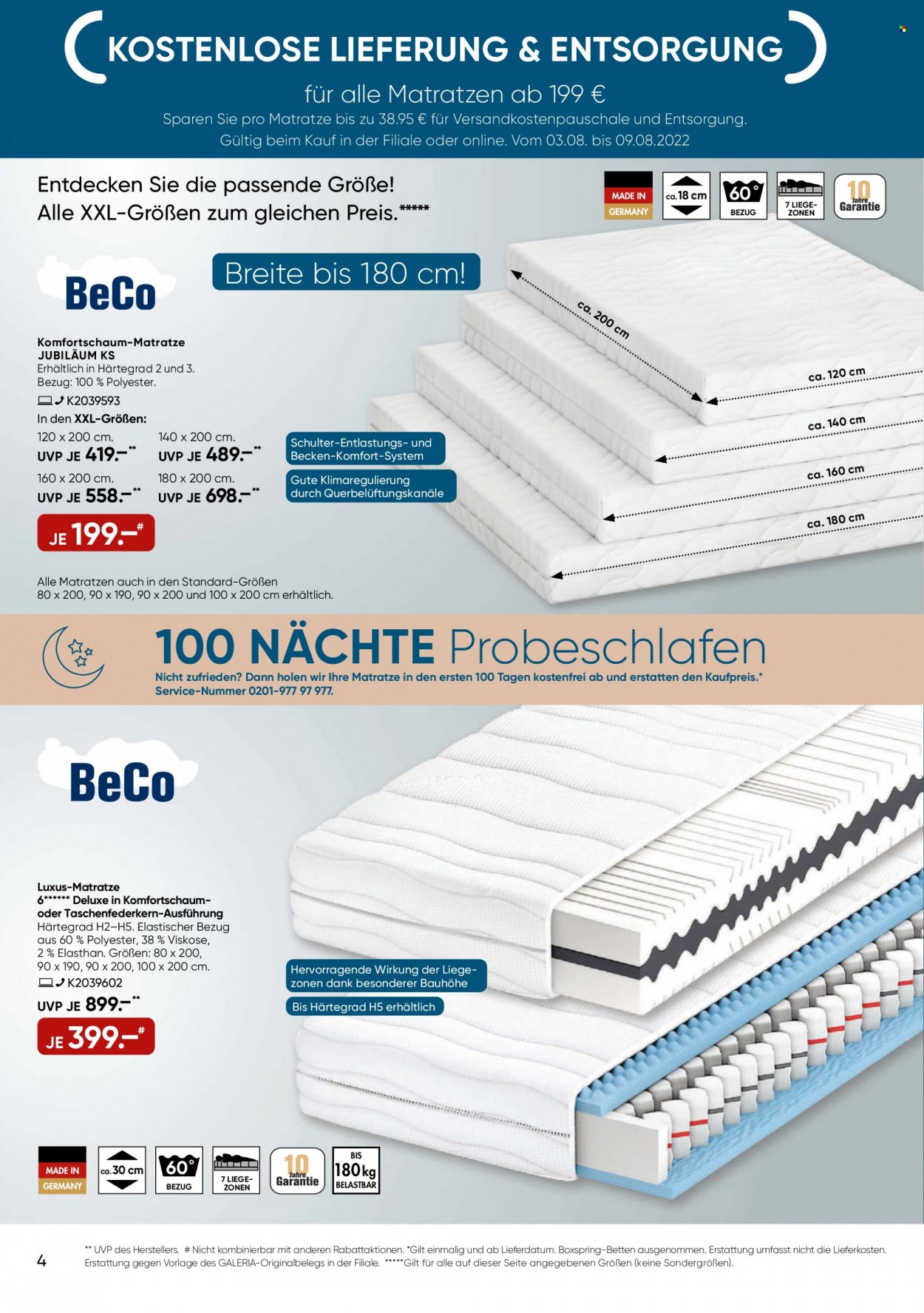 GALERIA Karstadt Kaufhof Prospekte  - 3.08.2022 - 9.08.2022. Seite 4