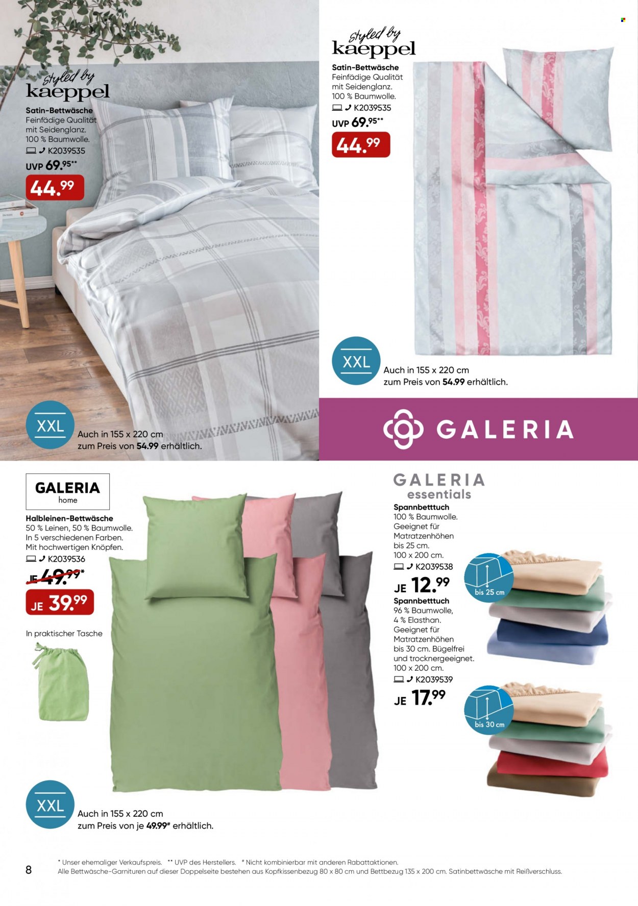 GALERIA Karstadt Kaufhof Prospekte  - 3.08.2022 - 9.08.2022. Seite 8