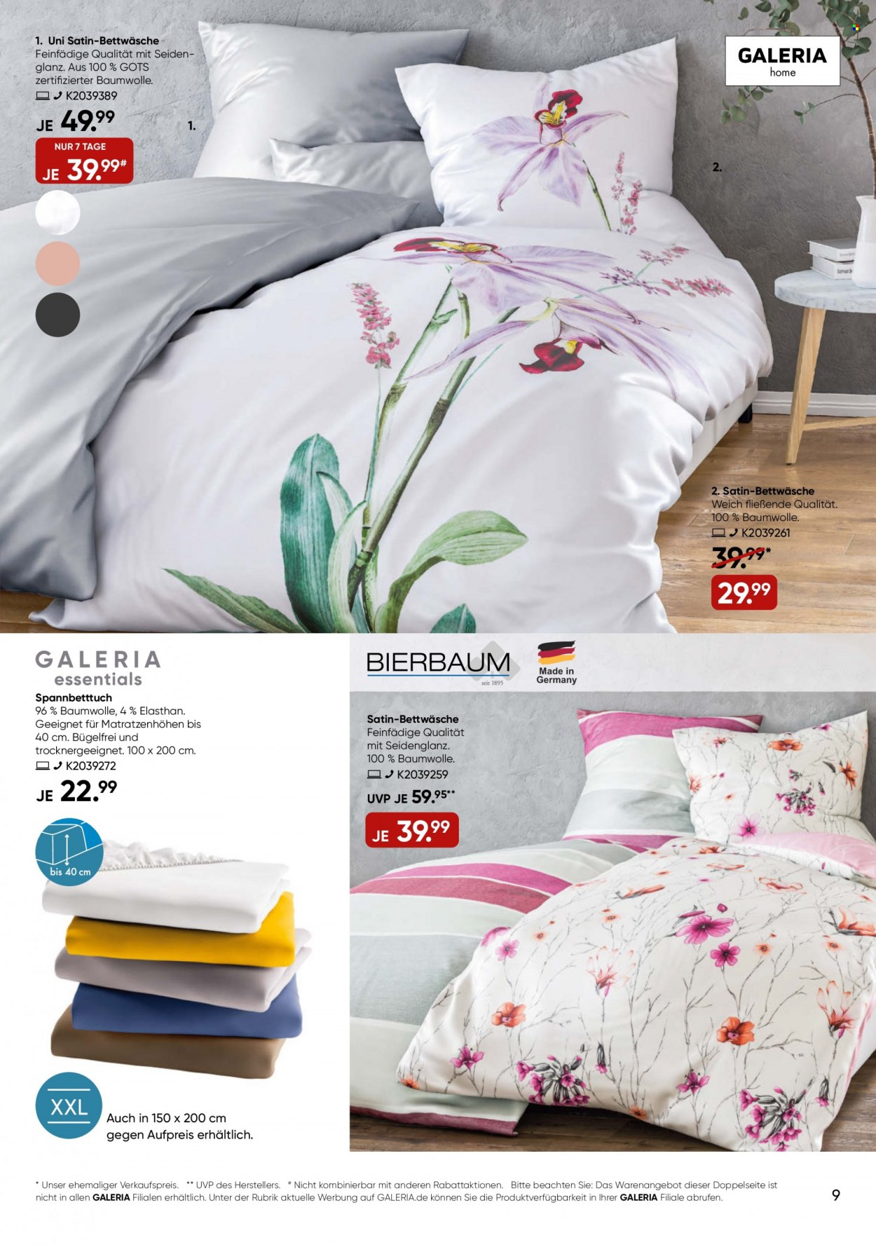 GALERIA Karstadt Kaufhof Prospekte  - 3.08.2022 - 9.08.2022. Seite 9