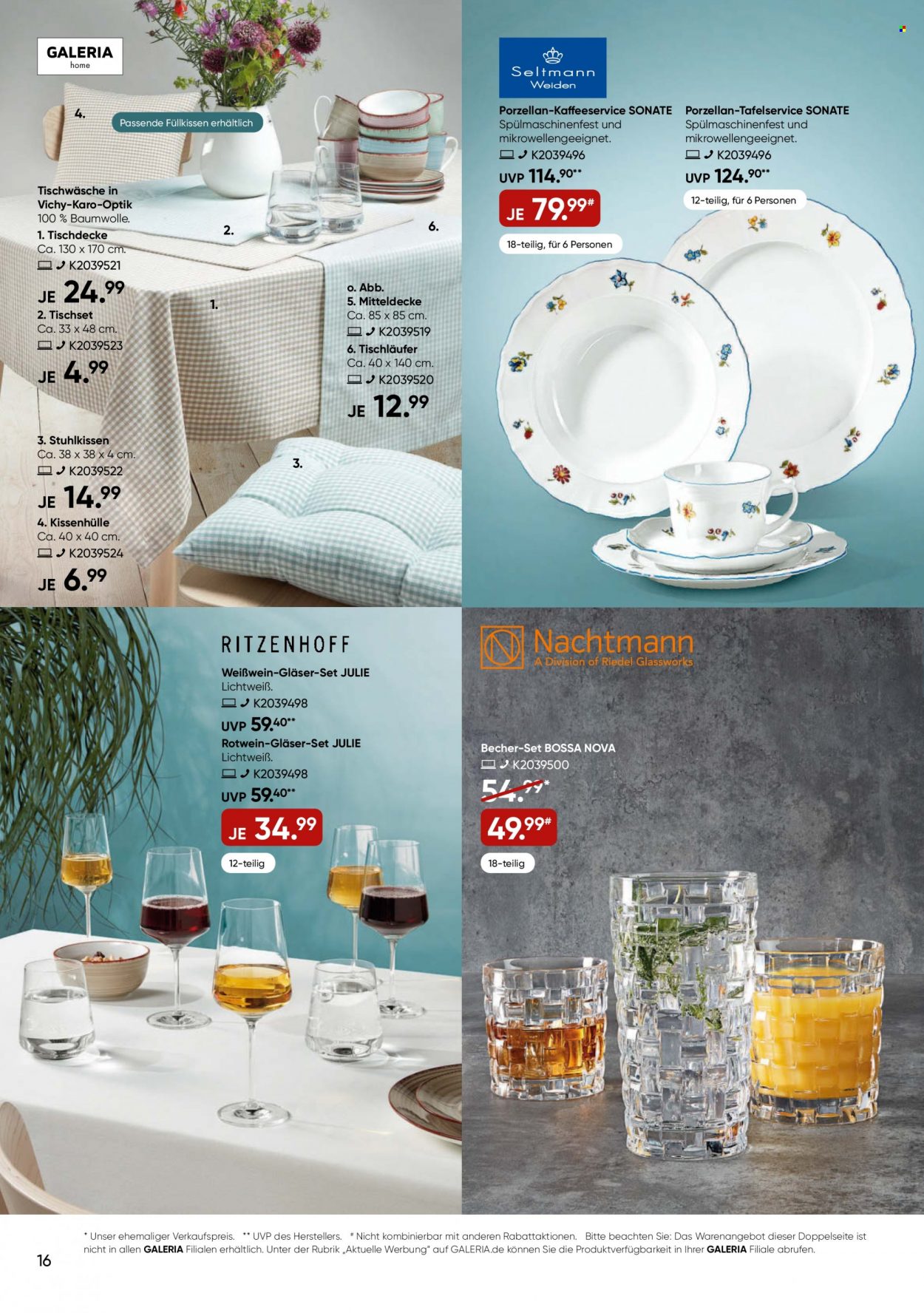 GALERIA Karstadt Kaufhof Prospekte  - 3.08.2022 - 9.08.2022. Seite 16