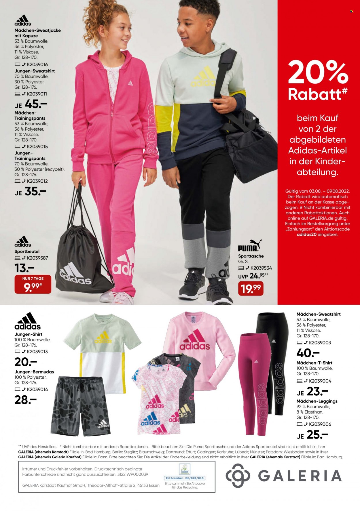 GALERIA Karstadt Kaufhof Prospekte  - 3.08.2022 - 9.08.2022. Seite 32