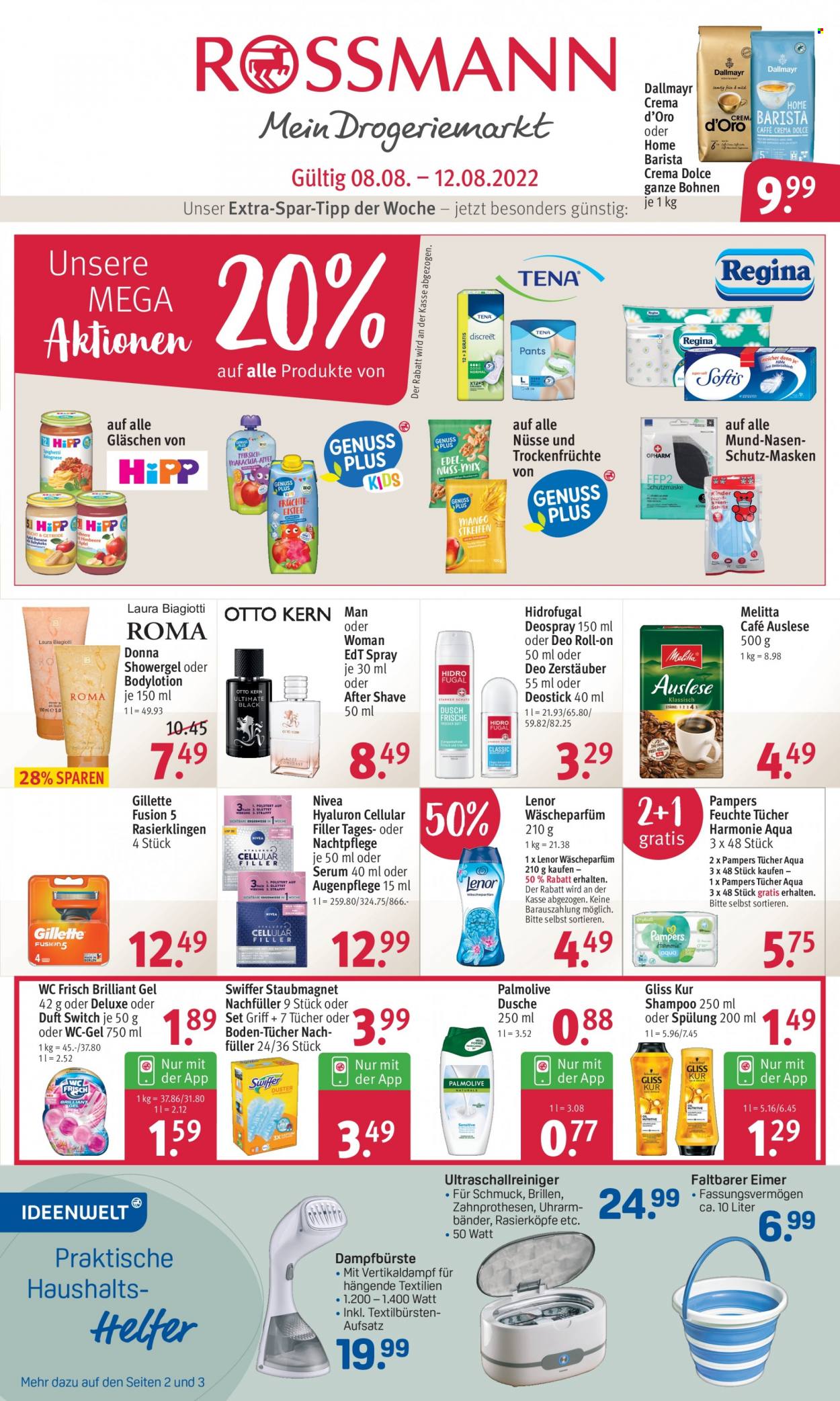 Rossmann Prospekte  - 8.08.2022 - 12.08.2022. Seite 1