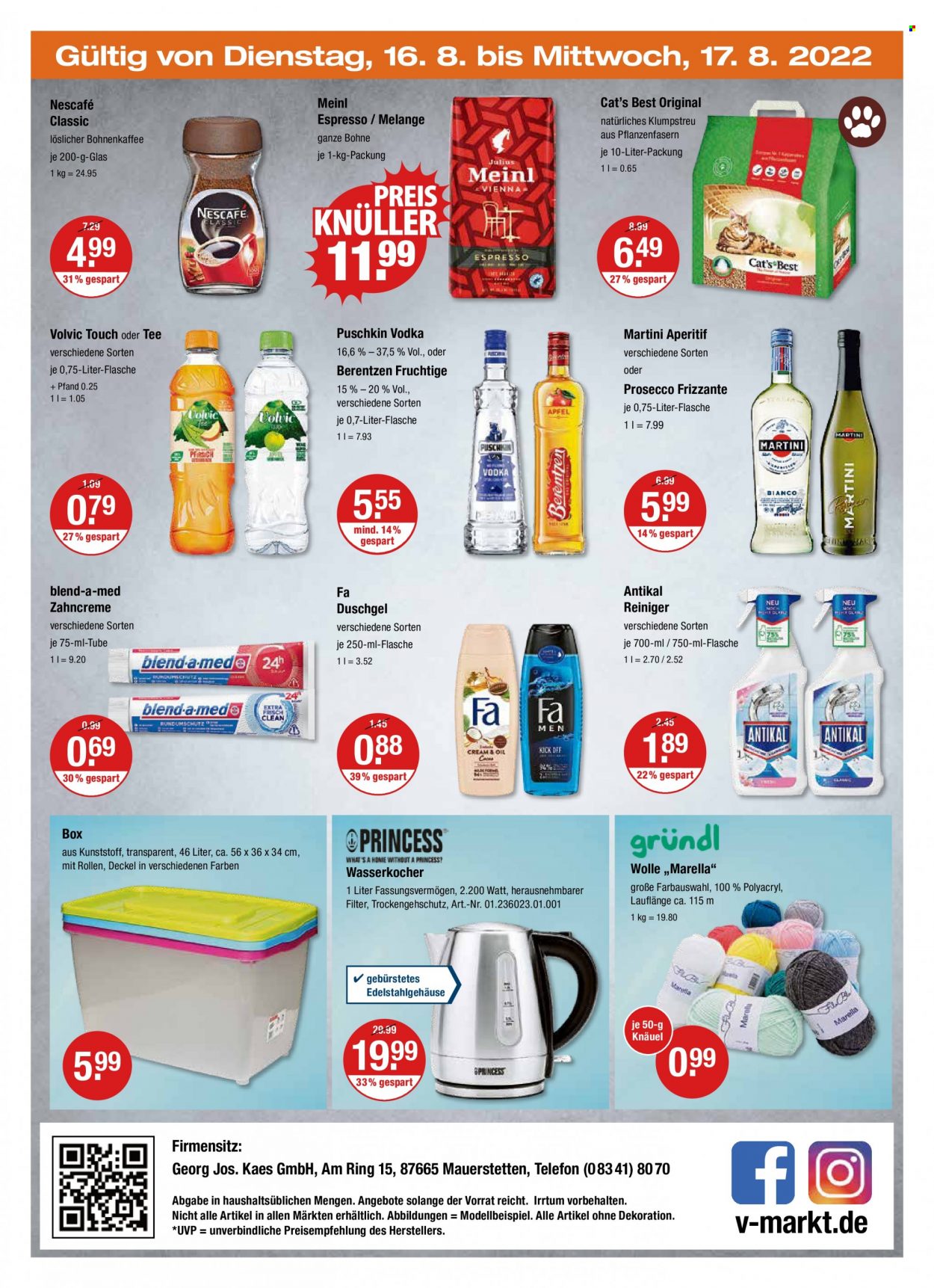 V-Markt Prospekte  - 11.08.2022 - 17.08.2022. Seite 20