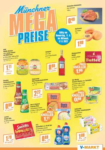 Prospekte V-Markt - 11.08.2022 - 17.08.2022.