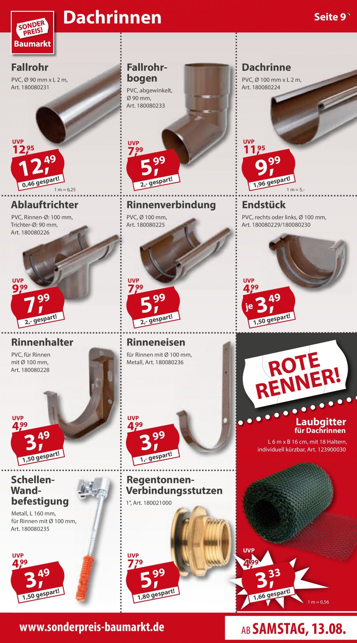 Sonderpreis-Baumarkt Prospekte  - 13.08.2022 - 19.08.2022. Seite 9