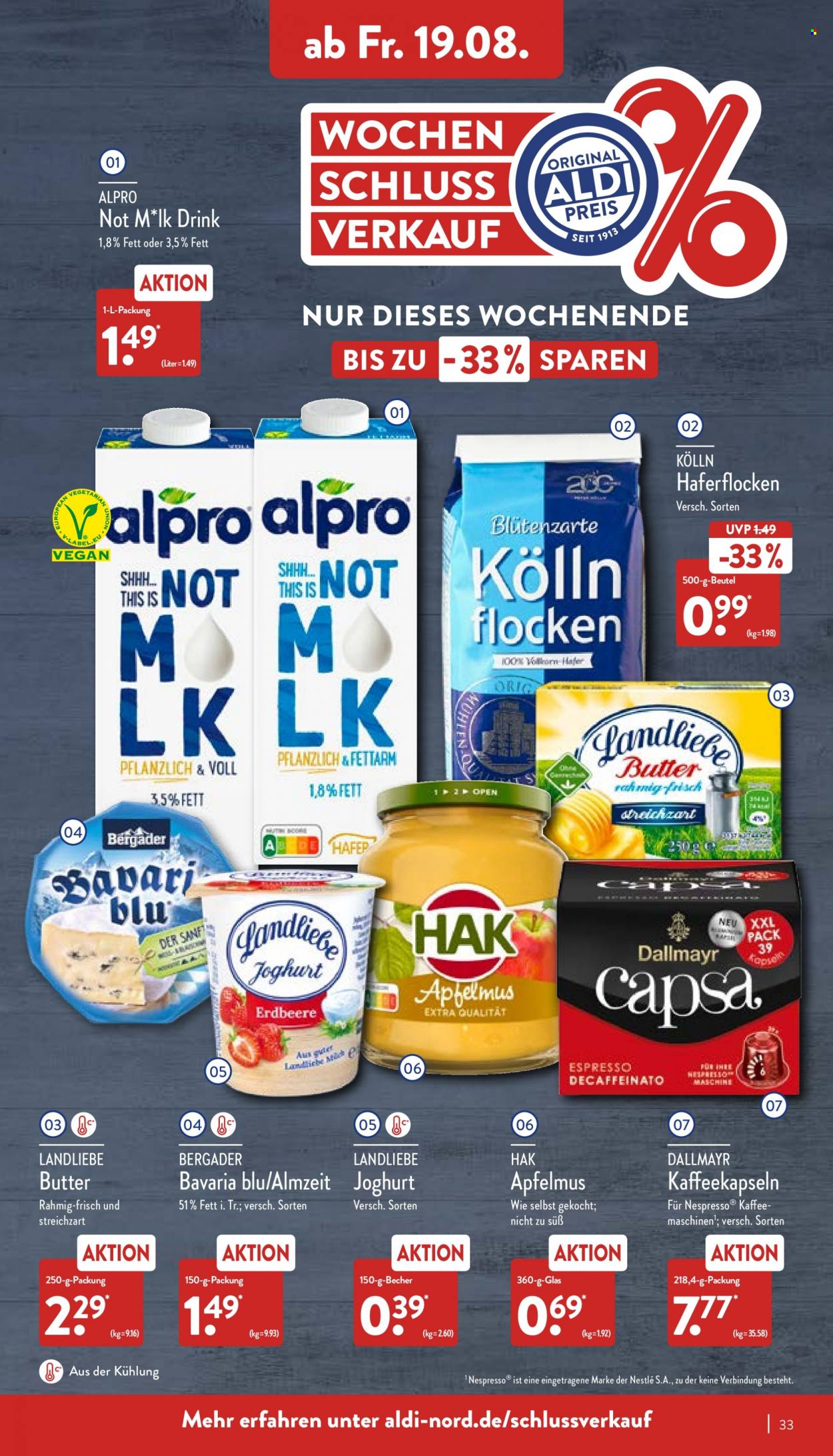 ALDI Nord Prospekte  - 15.08.2022 - 20.08.2022. Seite 33