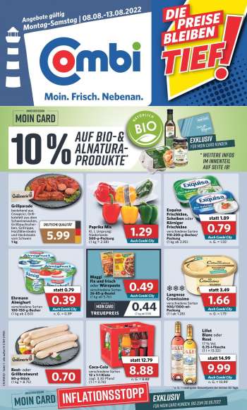 Prospekte Combi - 8.08.2022 - 13.08.2022.