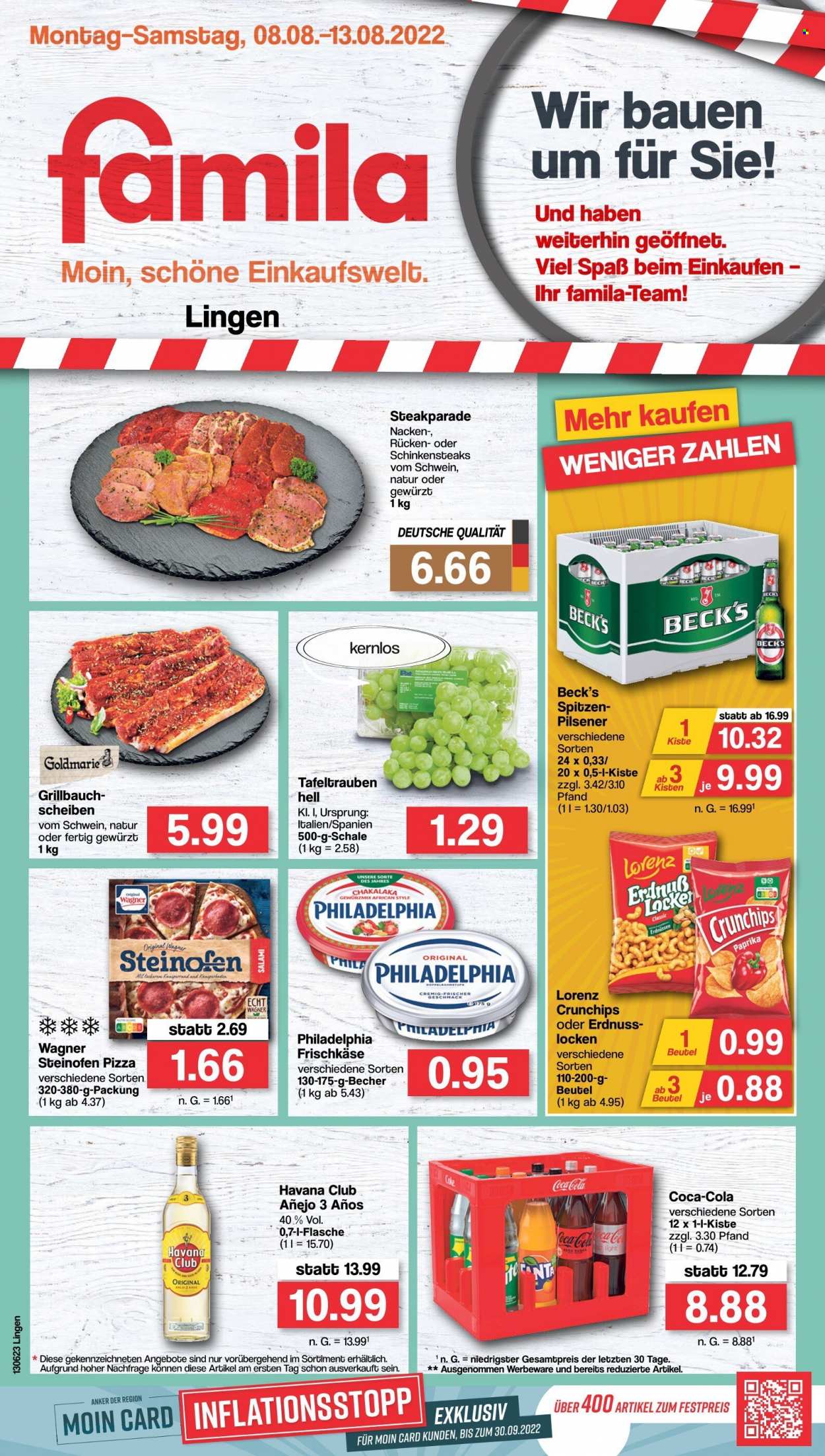famila Prospekte  - 8.08.2022 - 13.08.2022. Seite 1
