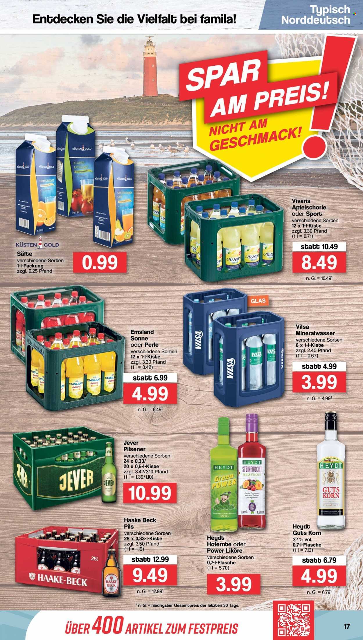 famila Prospekte  - 8.08.2022 - 13.08.2022. Seite 17
