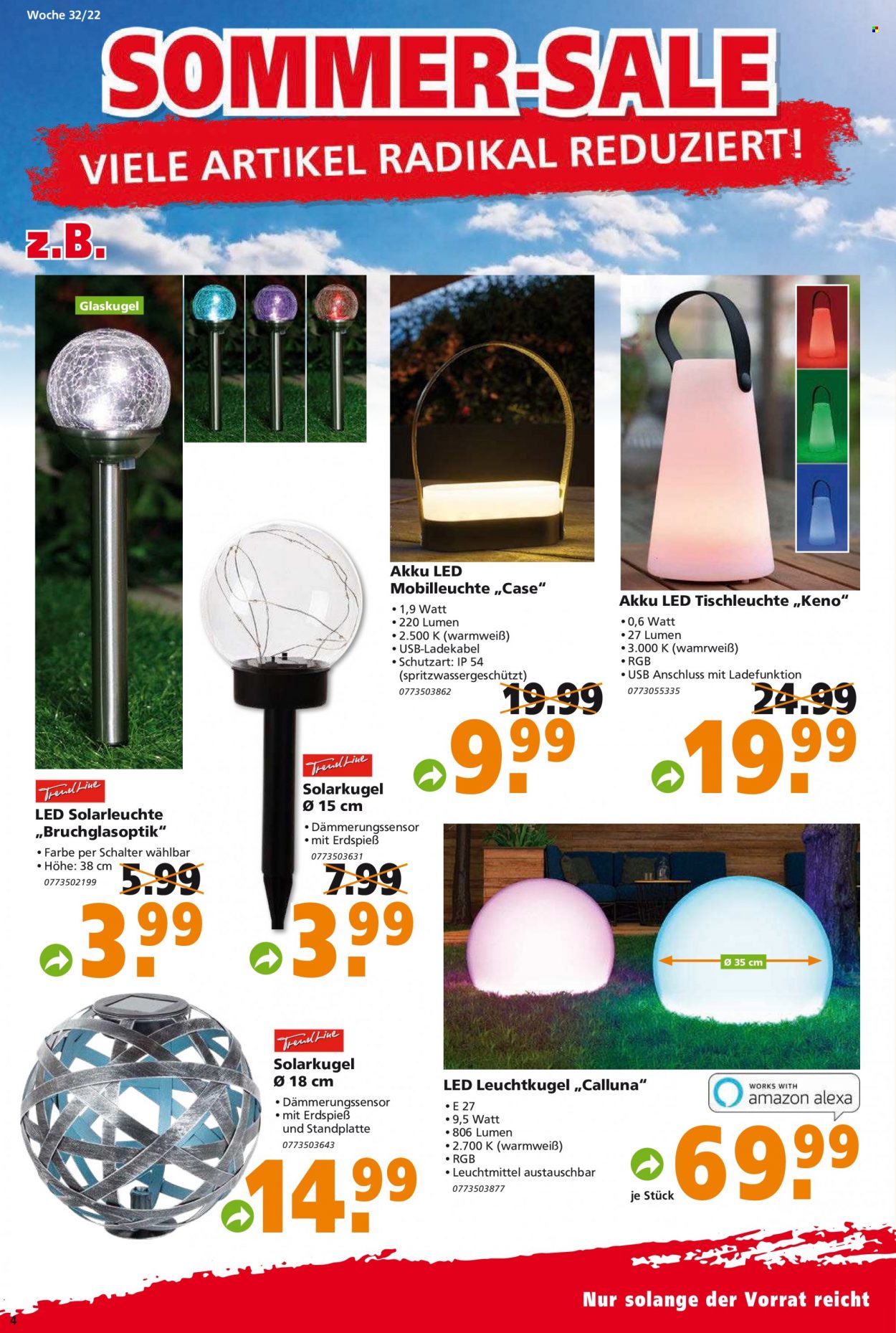 Globus Baumarkt Prospekte  - 8.08.2022 - 13.08.2022. Seite 4