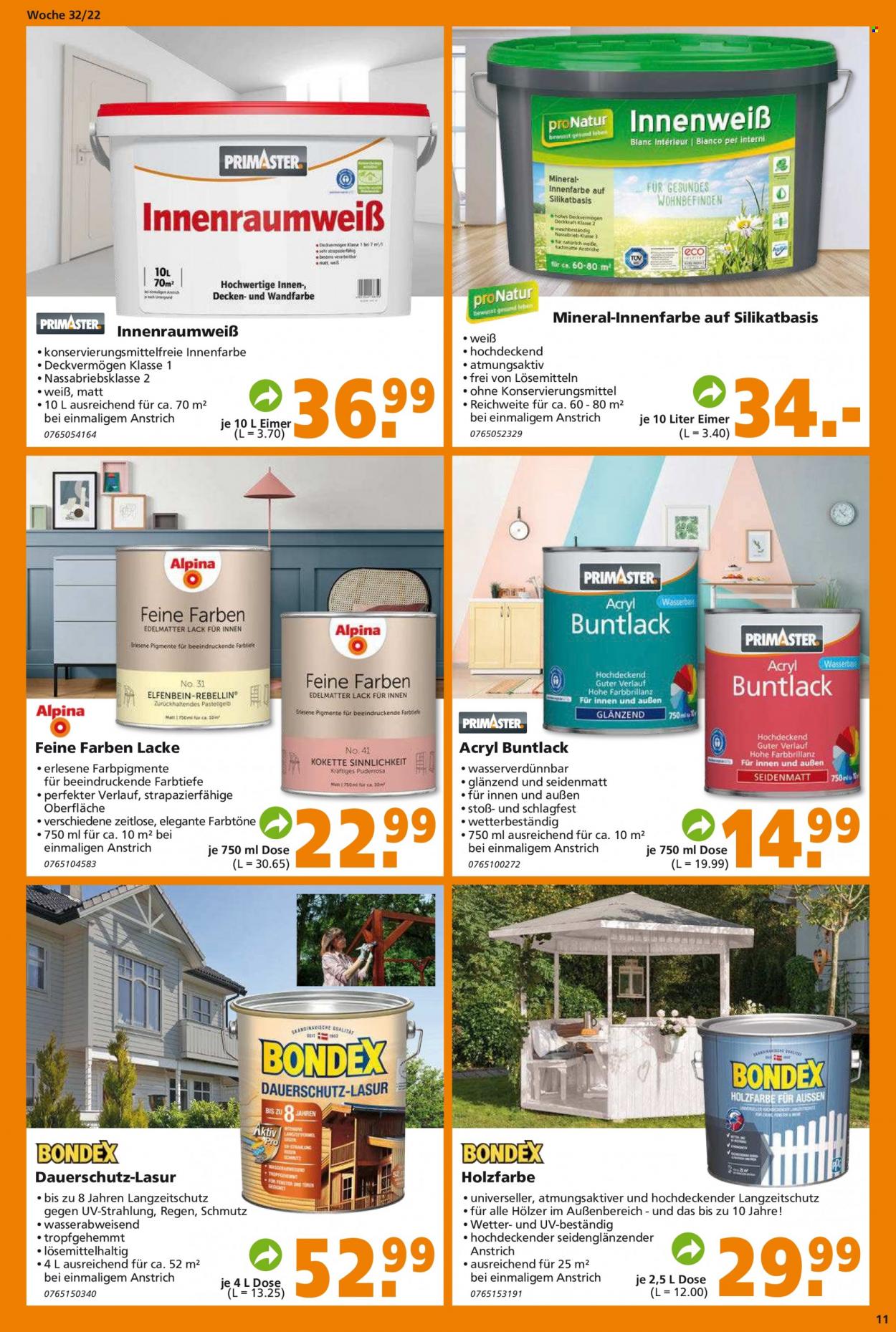 Globus Baumarkt Prospekte  - 8.08.2022 - 13.08.2022. Seite 11