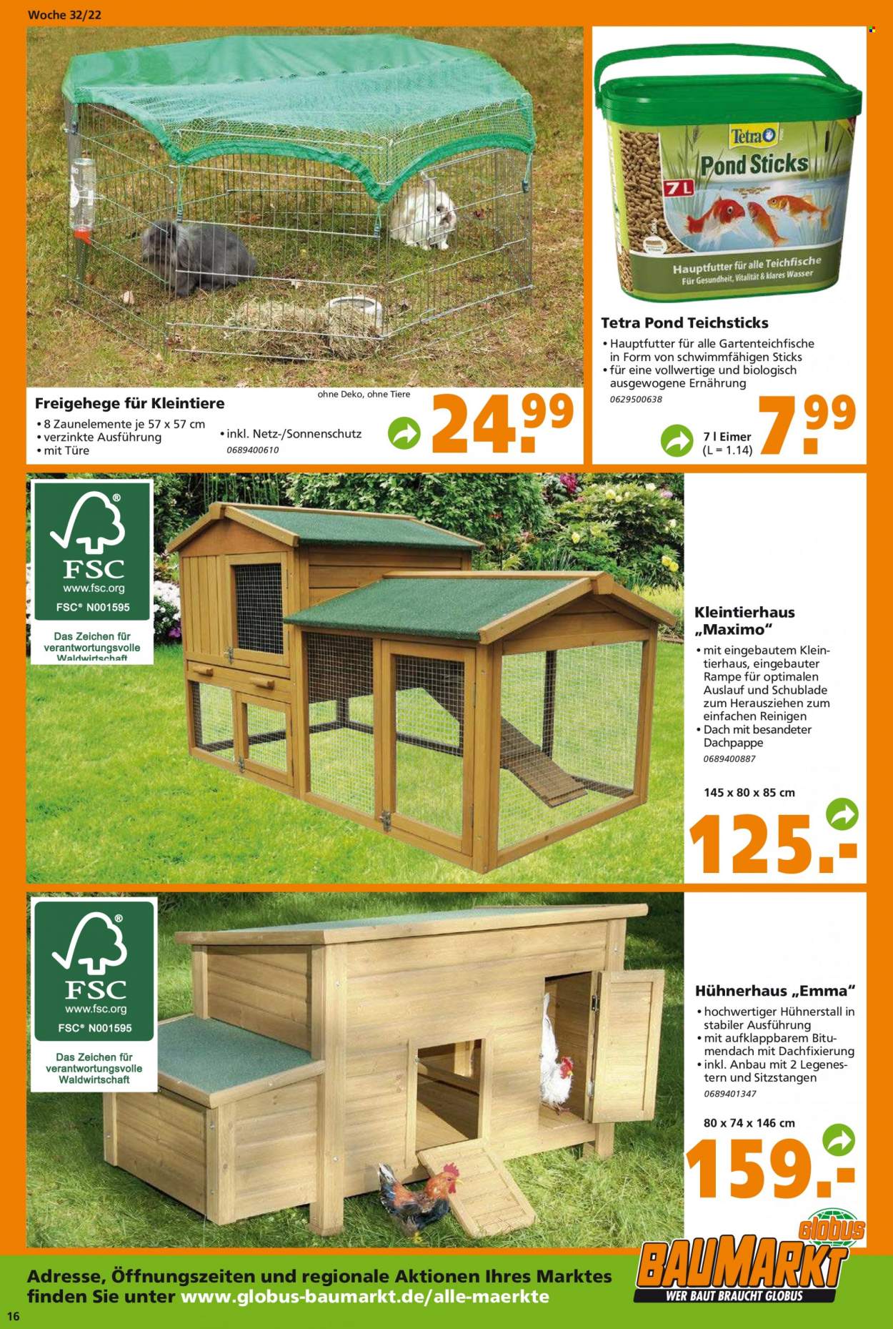 Globus Baumarkt Prospekte  - 8.08.2022 - 13.08.2022. Seite 16