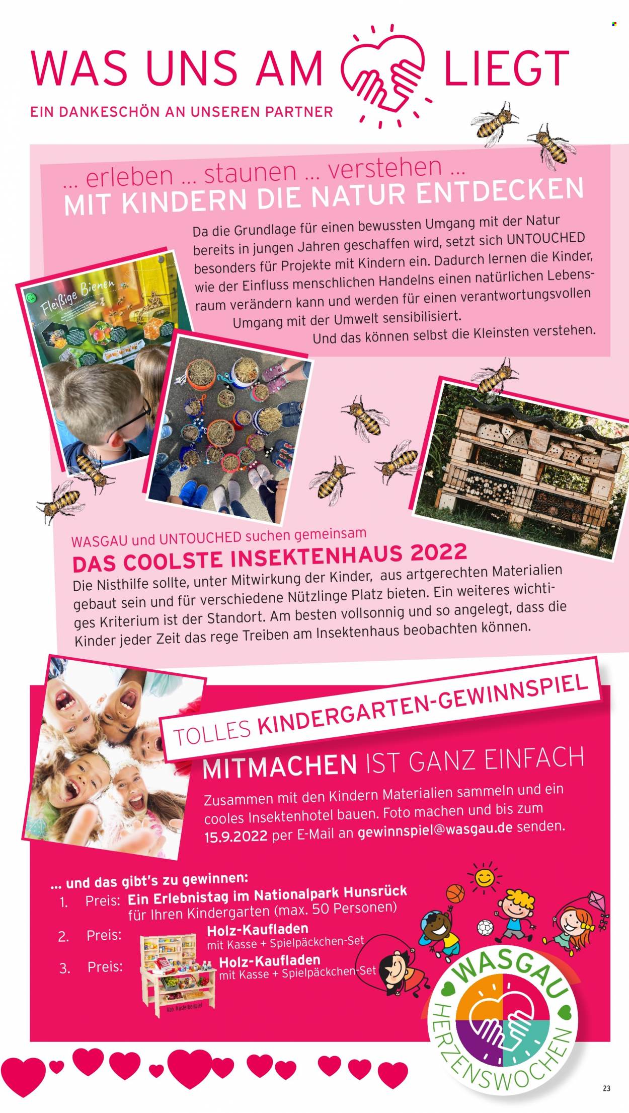 Wasgau Prospekte  - 8.08.2022 - 13.08.2022. Seite 23