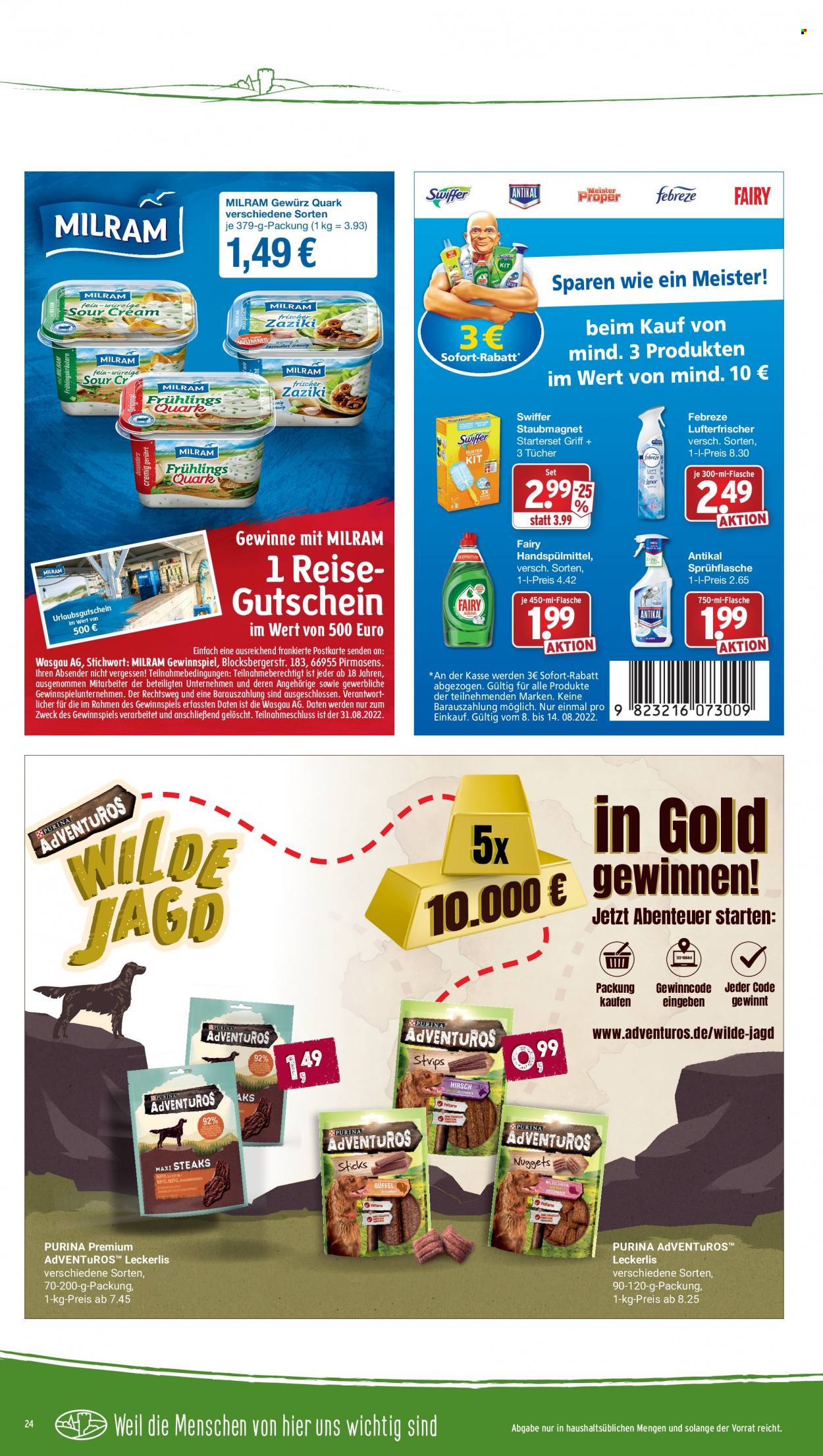 Wasgau Prospekte  - 8.08.2022 - 13.08.2022. Seite 24
