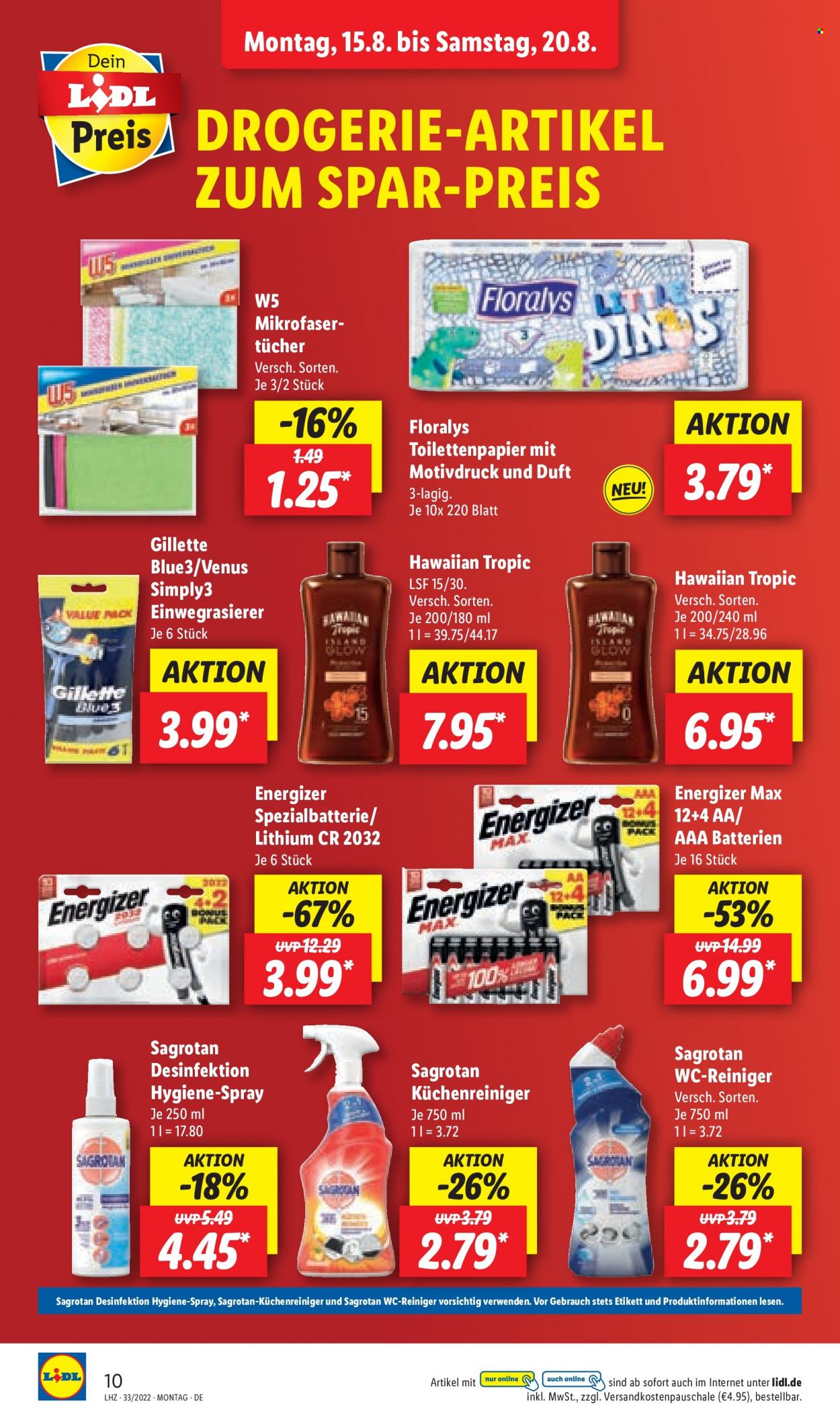Lidl Prospekte  - 12.08.2022 - 12.08.2022. Seite 10