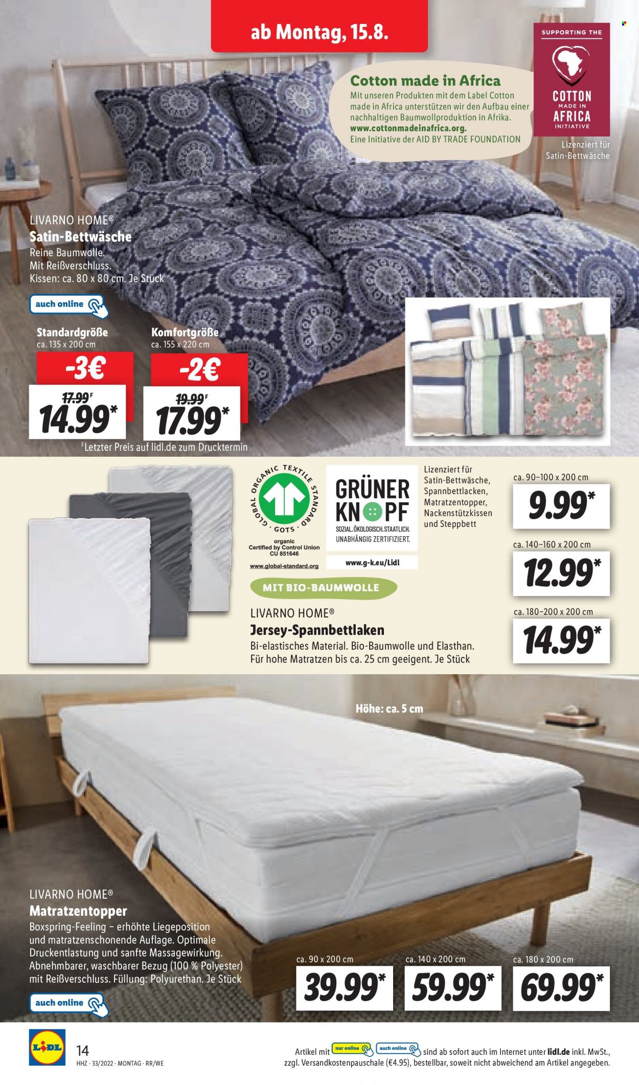 Lidl Prospekte  - 12.08.2022 - 12.08.2022. Seite 14