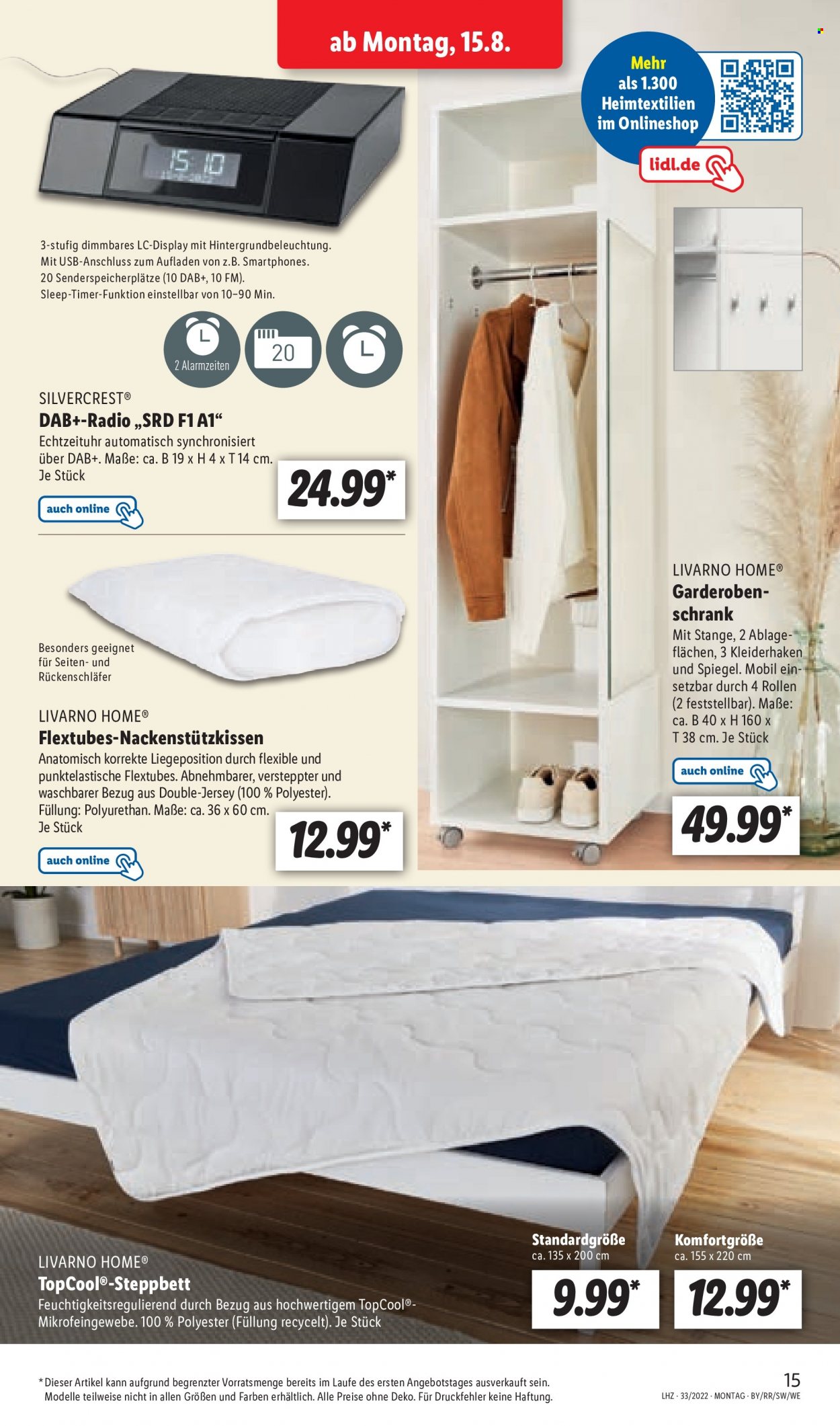 Lidl Prospekte  - 12.08.2022 - 12.08.2022. Seite 15