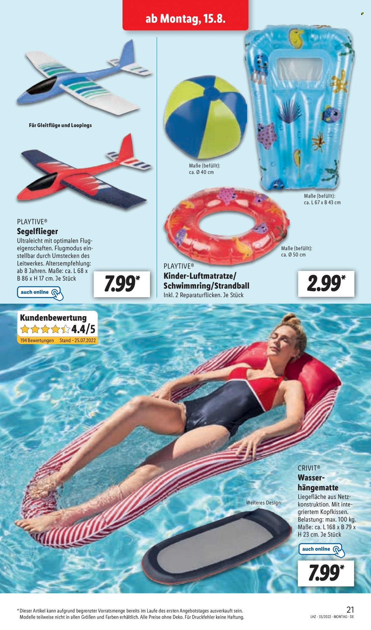 Lidl Prospekte  - 12.08.2022 - 12.08.2022. Seite 21