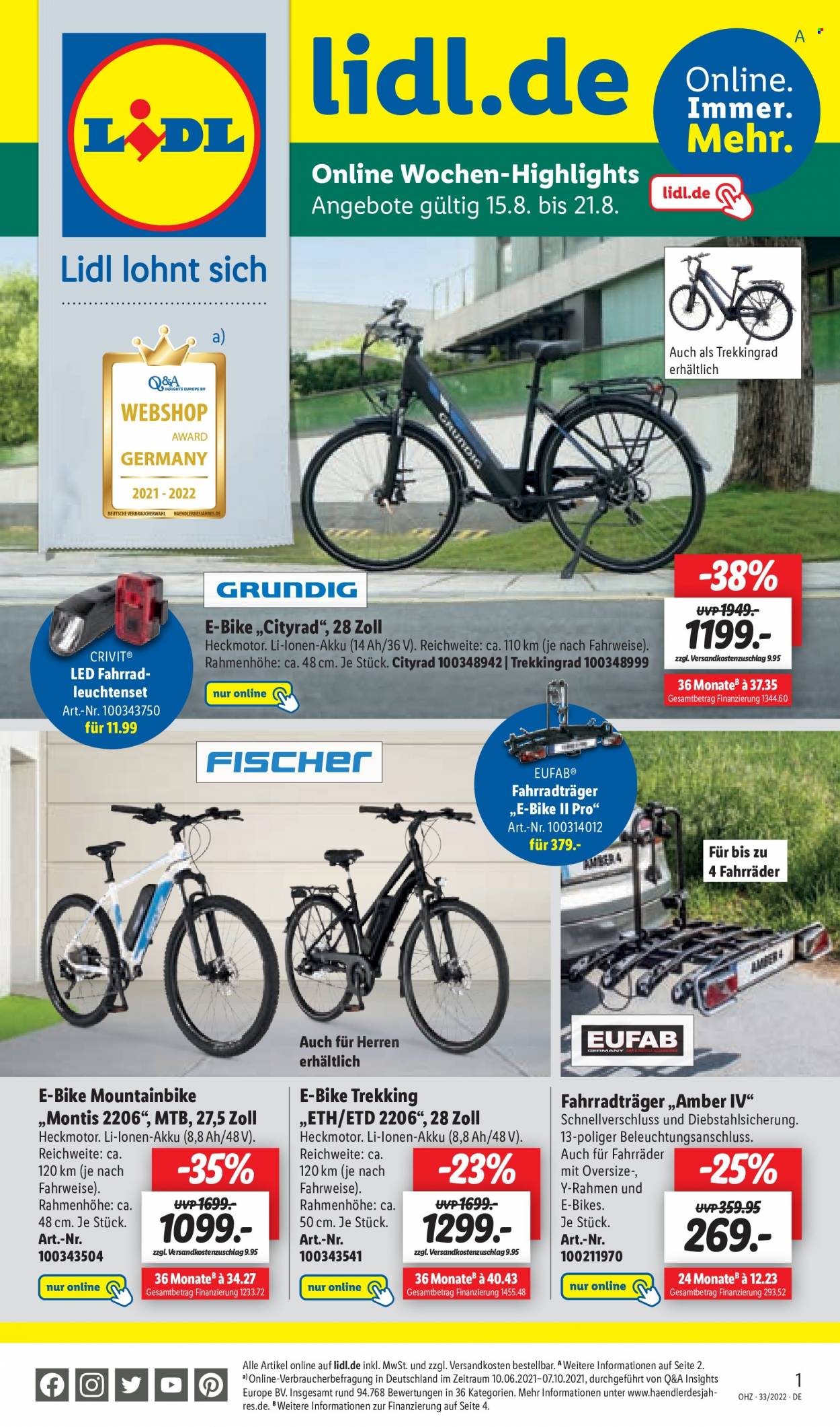 Lidl Prospekte  - 12.08.2022 - 12.08.2022. Seite 47