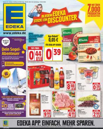 Prospekte Edeka - 8.08.2022 - 13.08.2022.