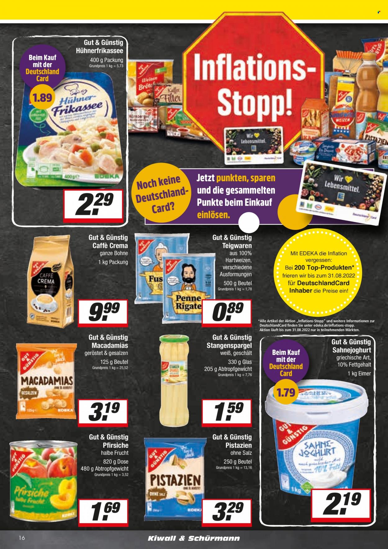 Edeka Prospekte  - 8.08.2022 - 13.08.2022. Seite 16