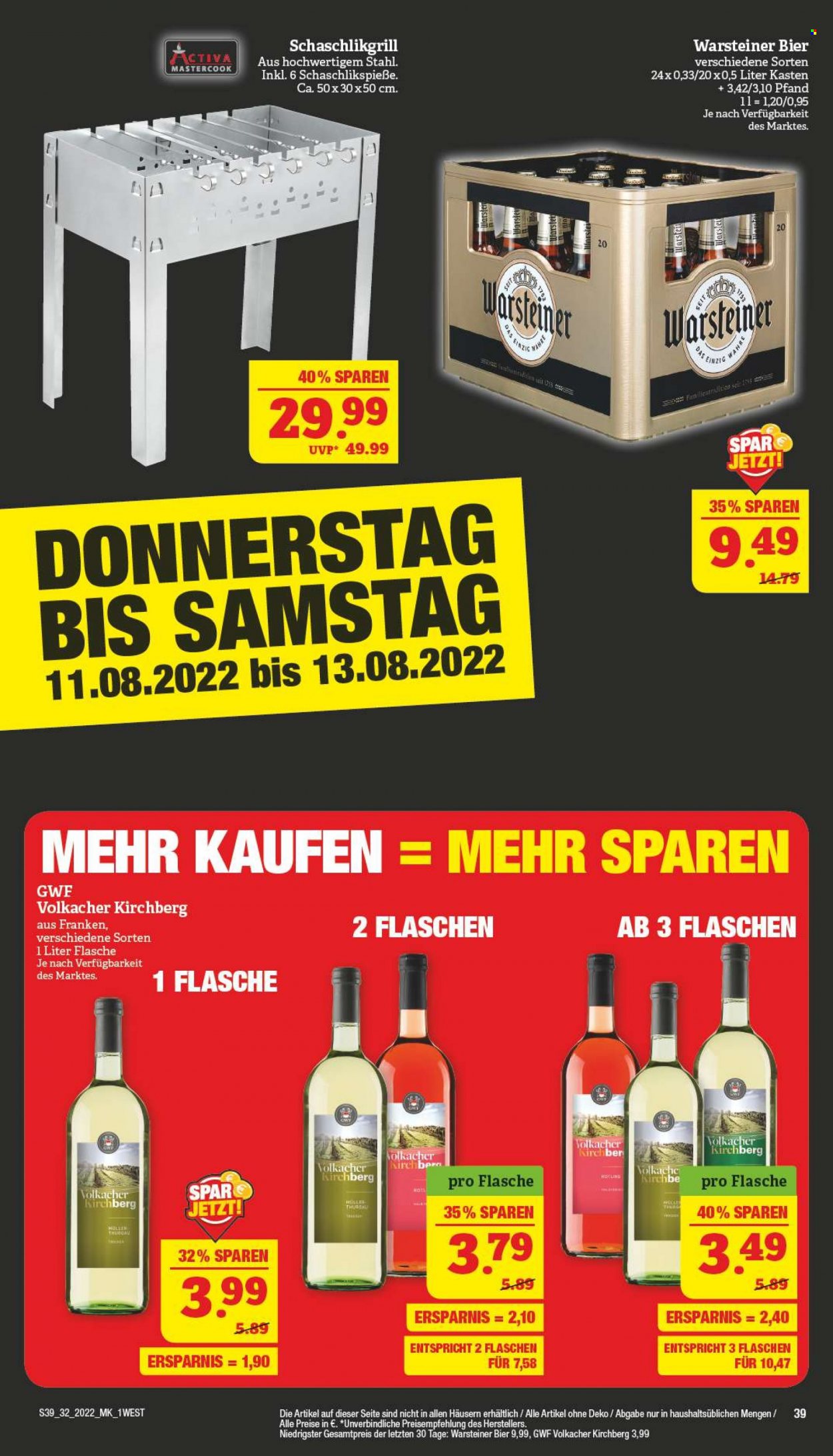 Marktkauf Prospekte  - 8.08.2022 - 13.08.2022. Seite 39