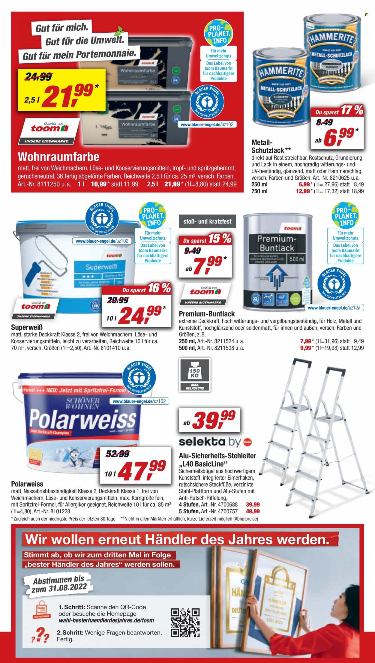toom Baumarkt Prospekte  - 13.08.2022 - 19.08.2022. Seite 10