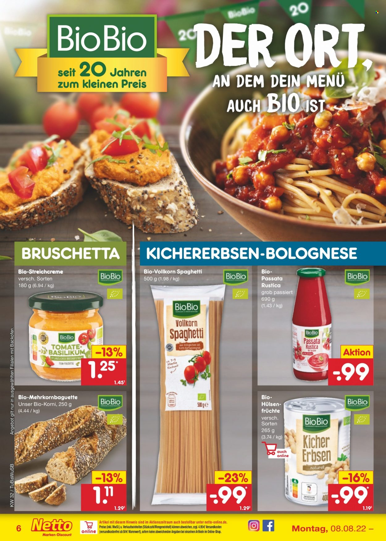 Netto Marken-Discount Prospekte  - 8.08.2022 - 13.08.2022. Seite 6