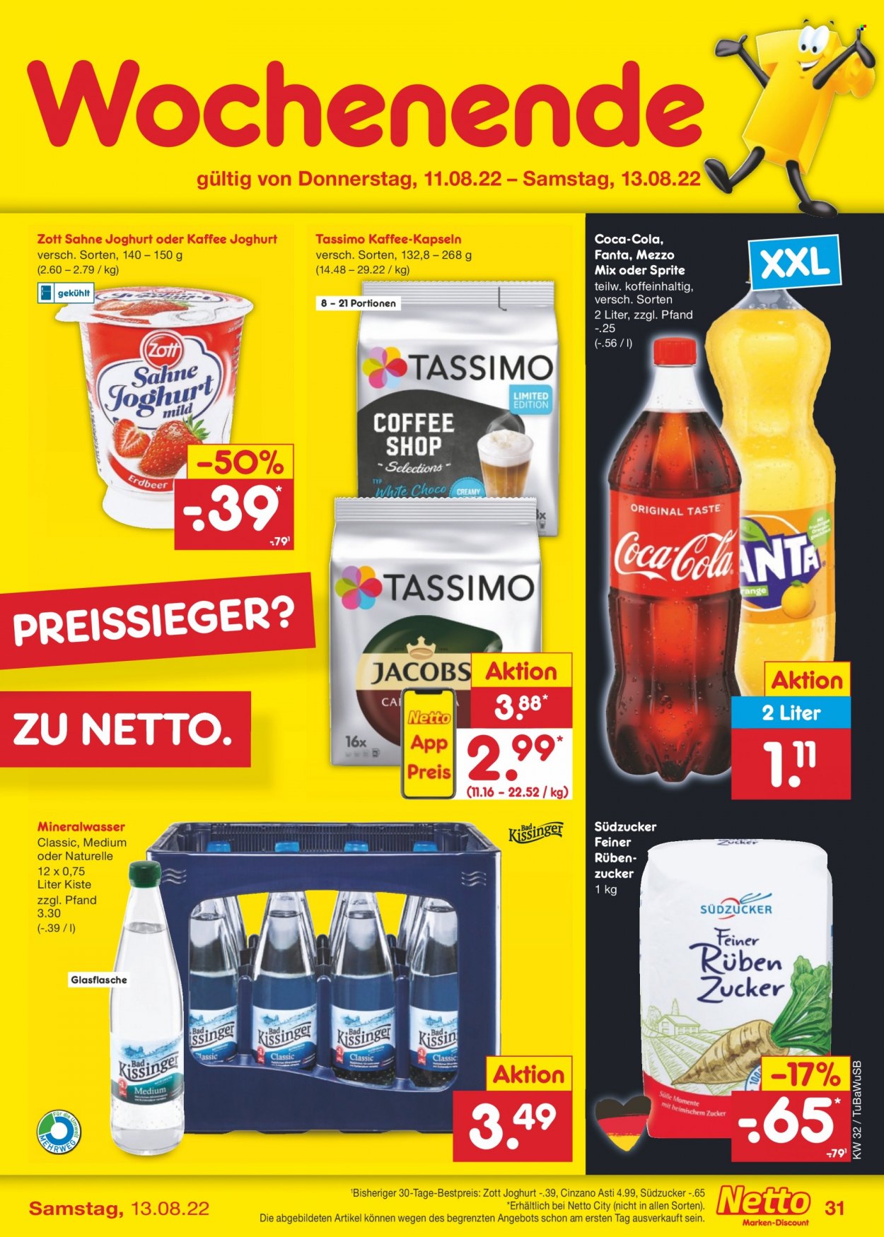 Netto Marken-Discount Prospekte  - 8.08.2022 - 13.08.2022. Seite 31