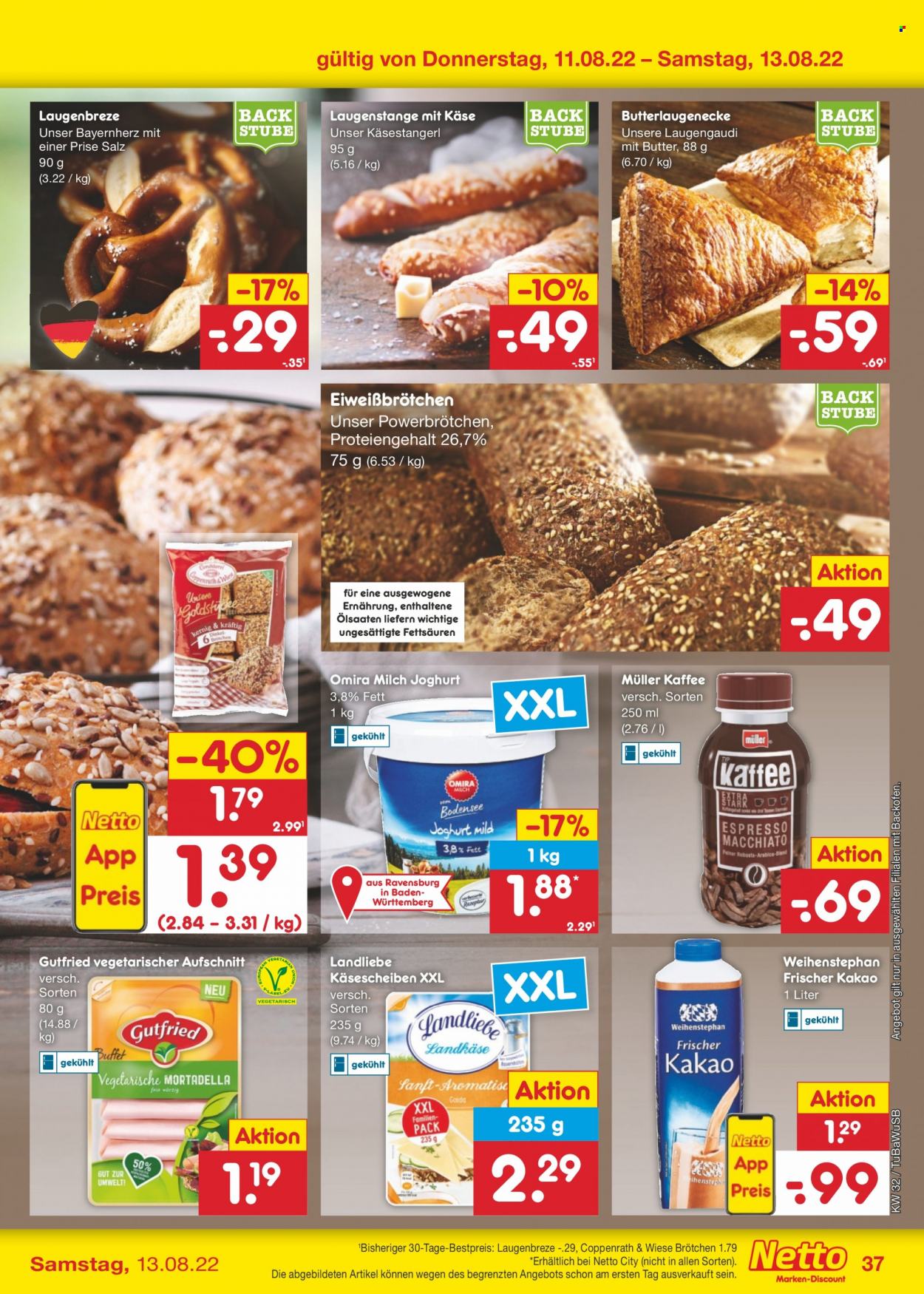 Netto Marken-Discount Prospekte  - 8.08.2022 - 13.08.2022. Seite 37