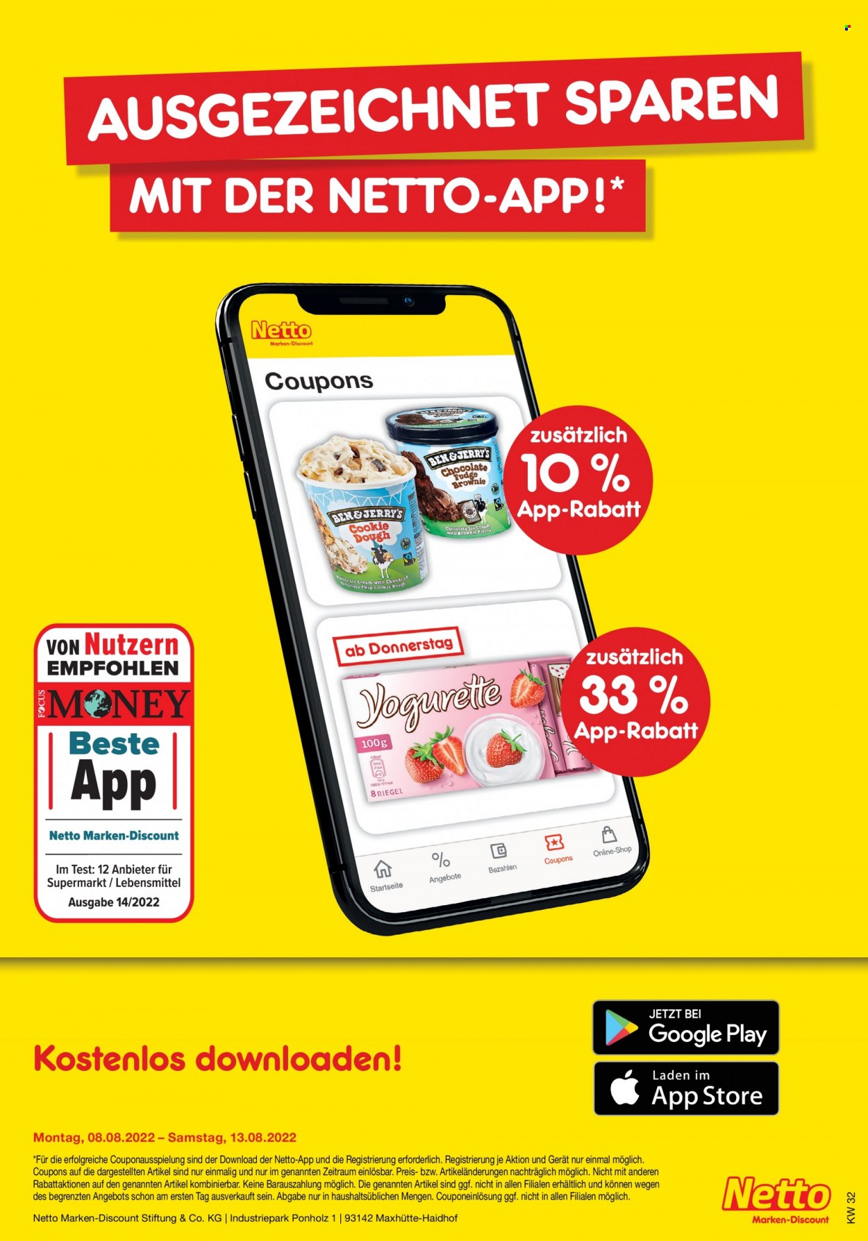 Netto Marken-Discount Prospekte  - 8.08.2022 - 13.08.2022. Seite 41