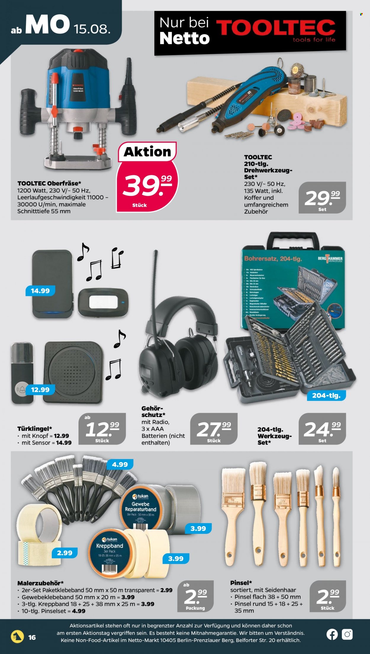 Netto Prospekte  - 15.08.2022 - 20.08.2022. Seite 16