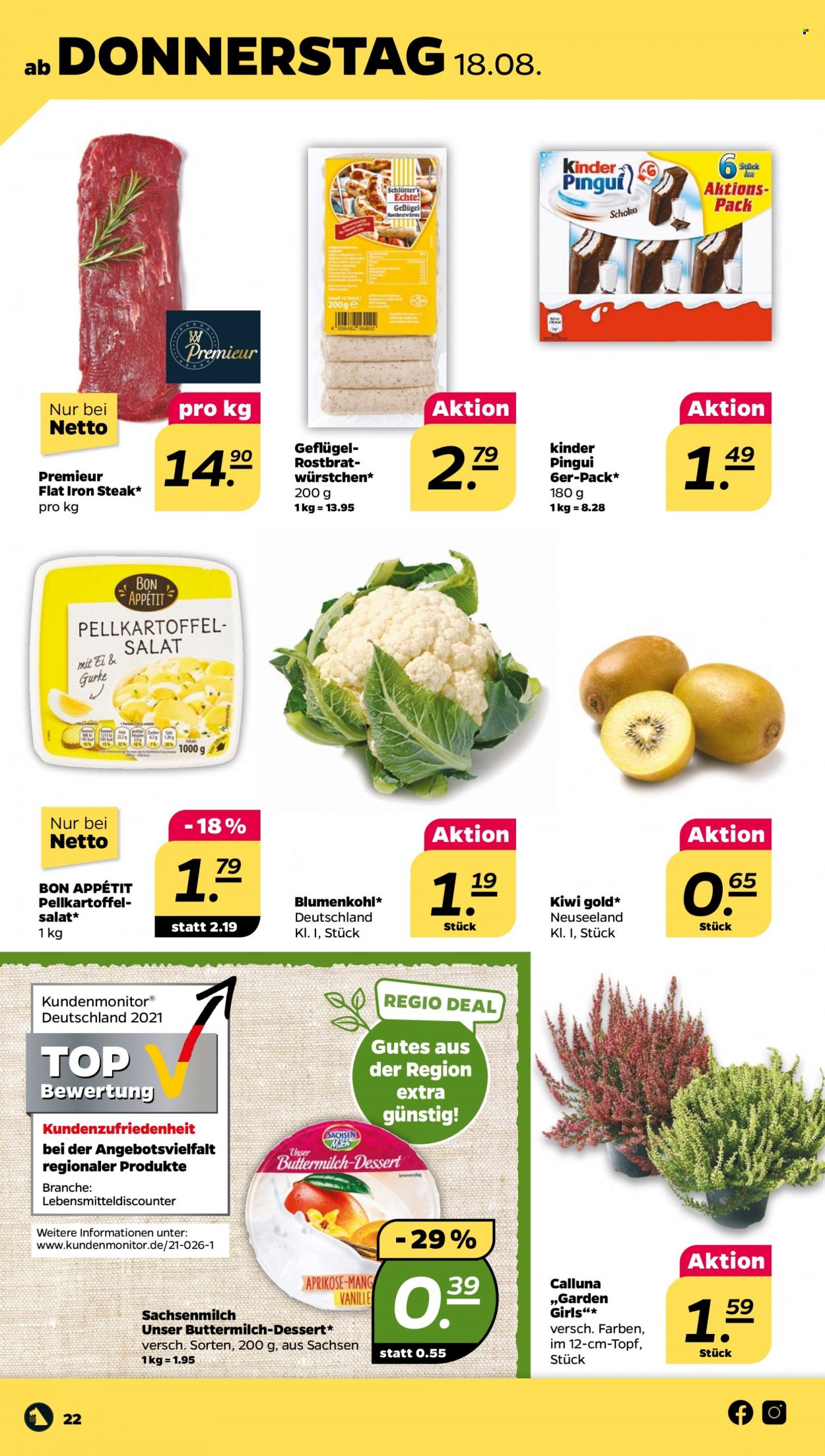 Netto Prospekte  - 15.08.2022 - 20.08.2022. Seite 22
