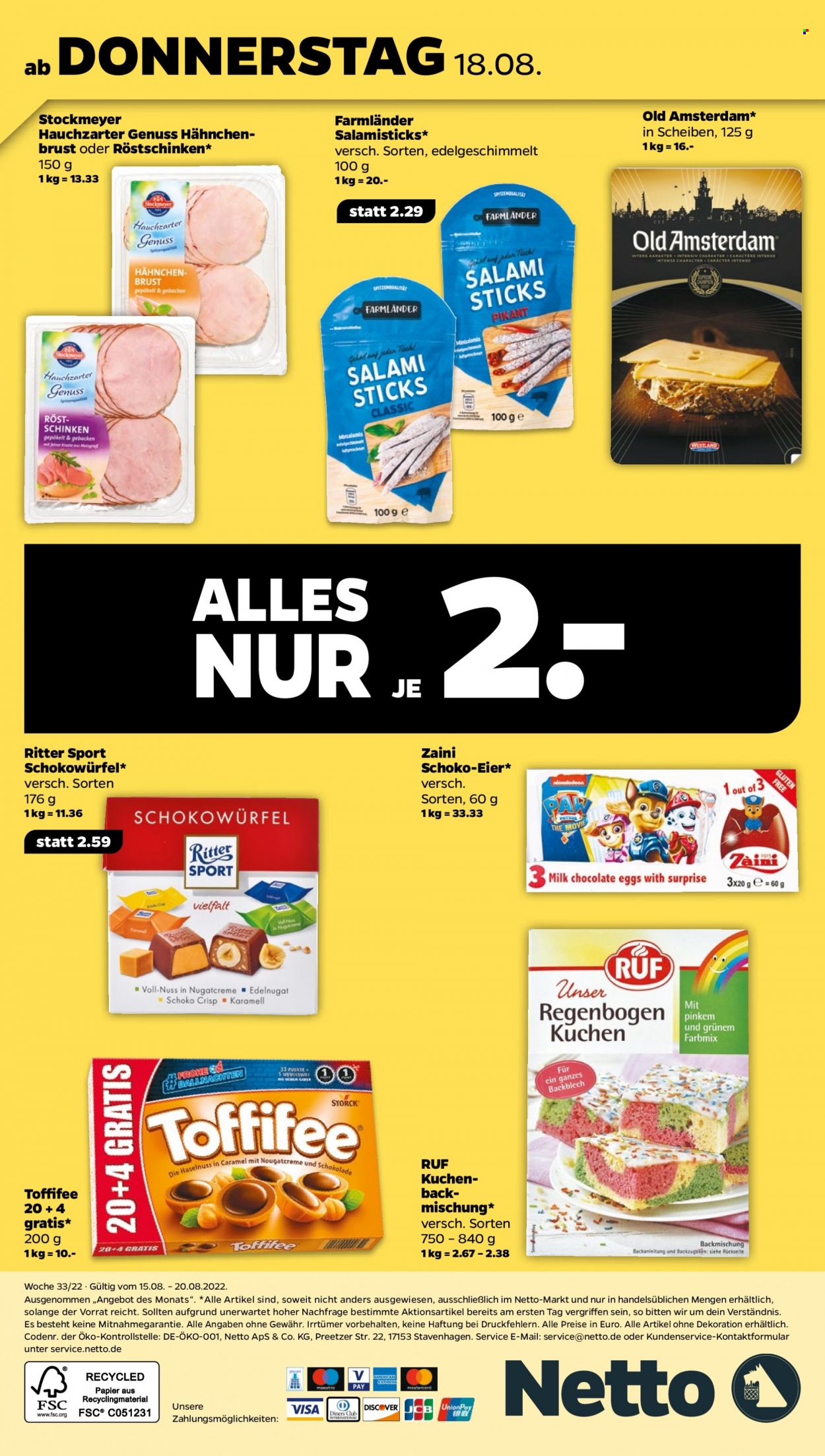 Netto Prospekte  - 15.08.2022 - 20.08.2022. Seite 28