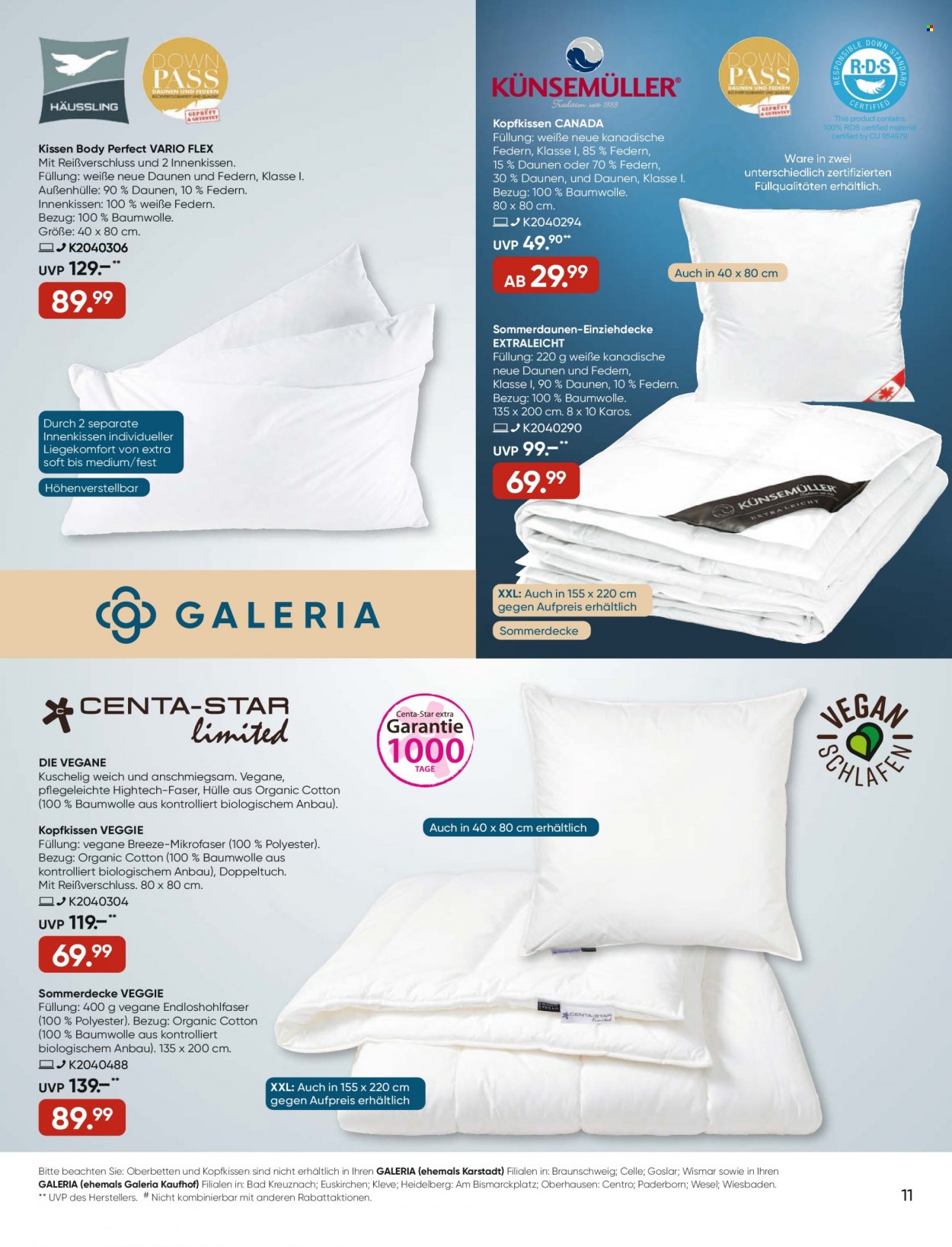 GALERIA Karstadt Kaufhof Prospekte  - 10.08.2022 - 16.08.2022. Seite 11