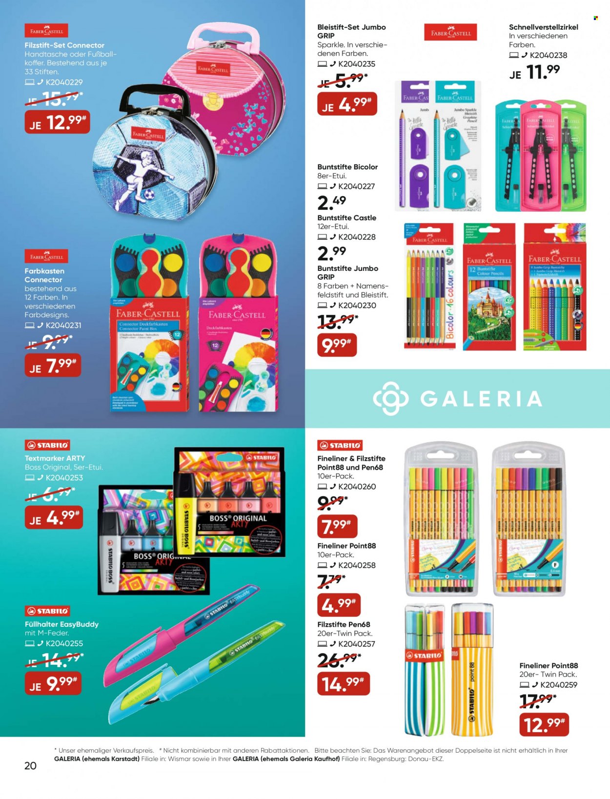 GALERIA Karstadt Kaufhof Prospekte  - 10.08.2022 - 16.08.2022. Seite 20