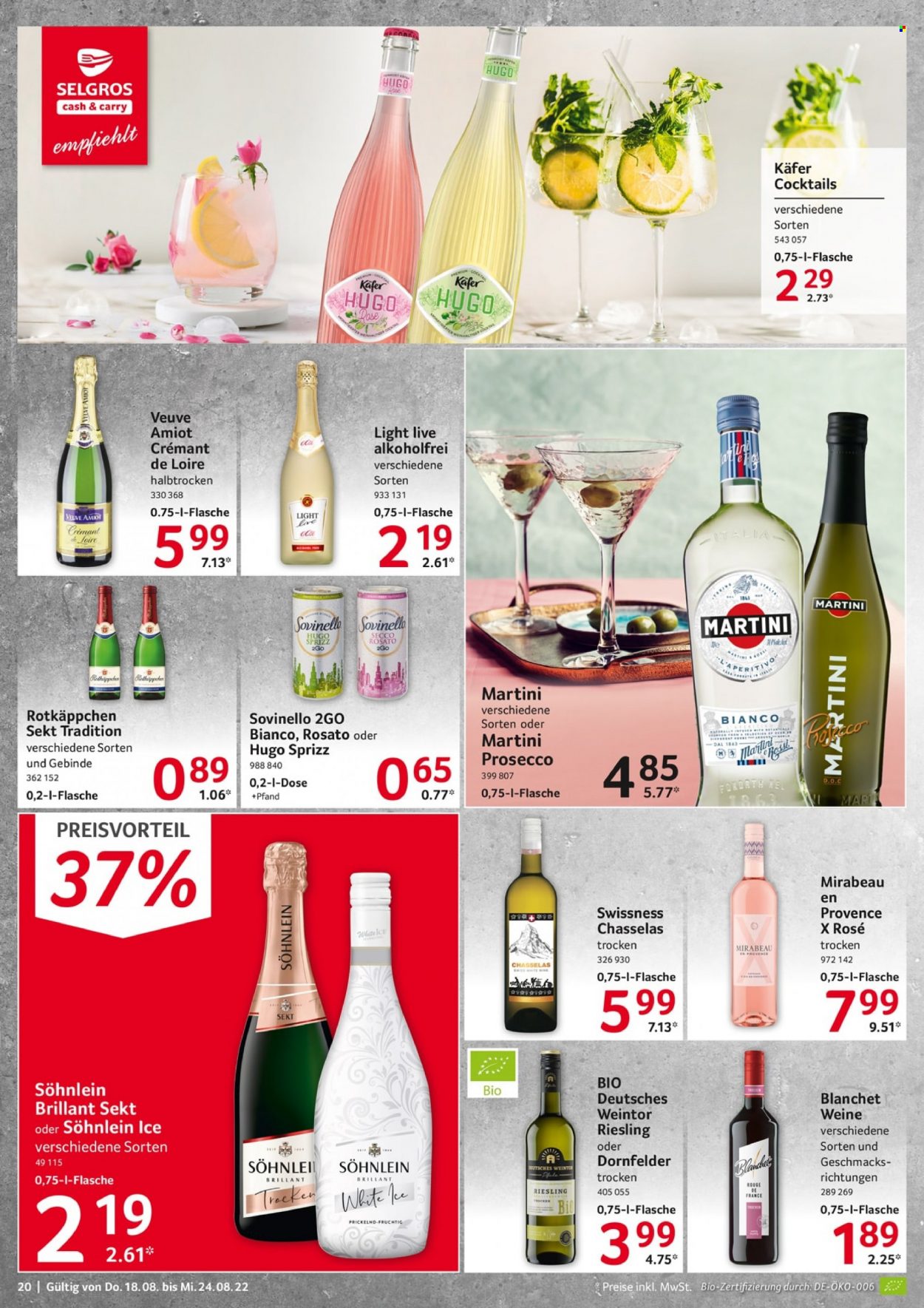 Selgros Prospekte  - 18.08.2022 - 24.08.2022. Seite 20