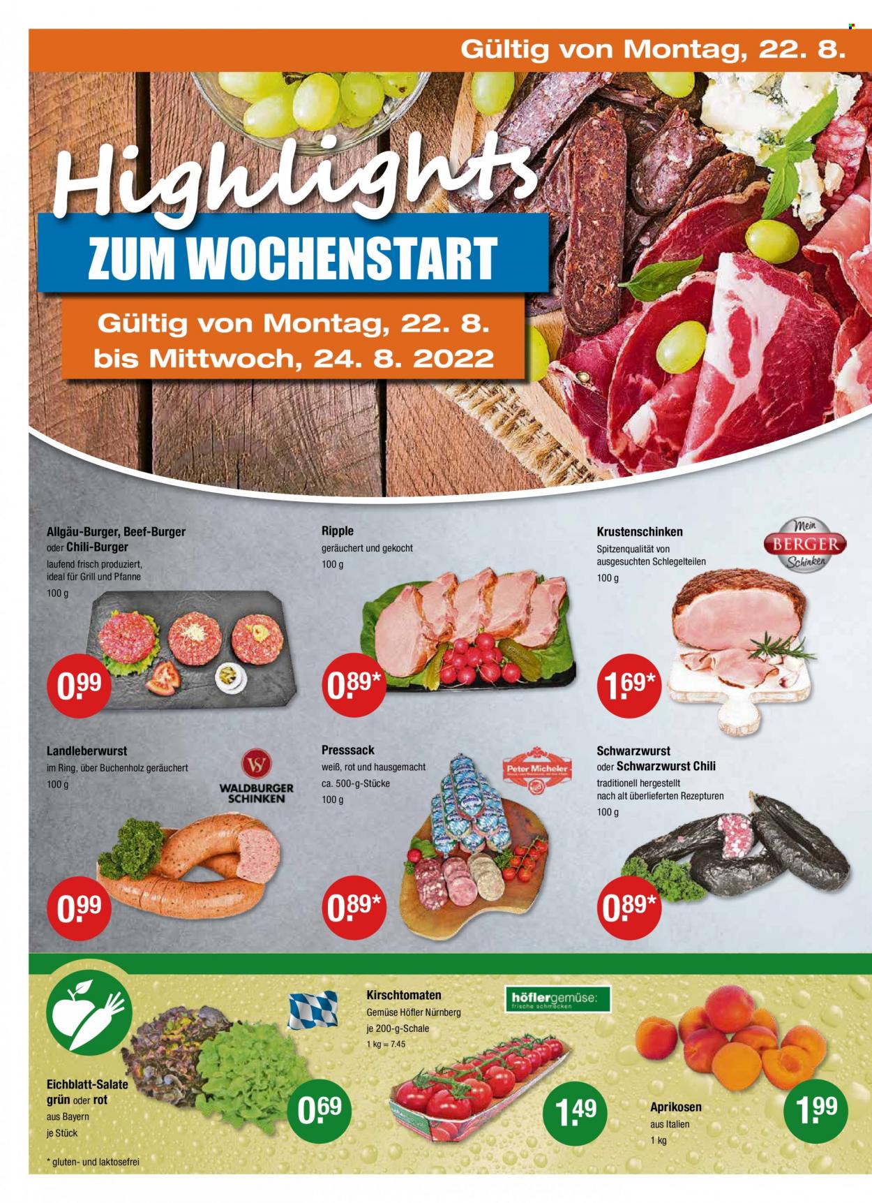 V-Markt Prospekte  - 18.08.2022 - 24.08.2022. Seite 18