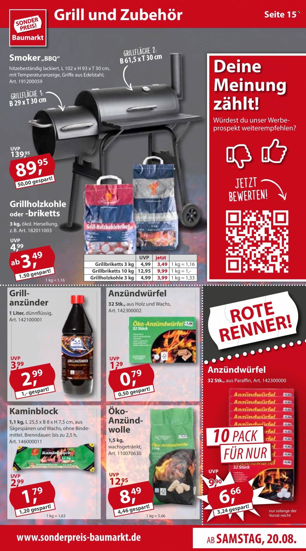 Sonderpreis-Baumarkt Prospekte  - 20.08.2022 - 26.08.2022. Seite 15